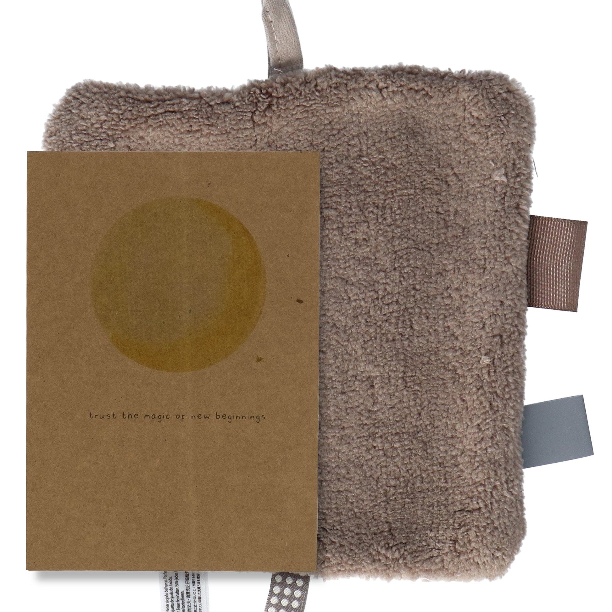 Cuddle Cloth Baby 15x15 cm Organic Warm Brown