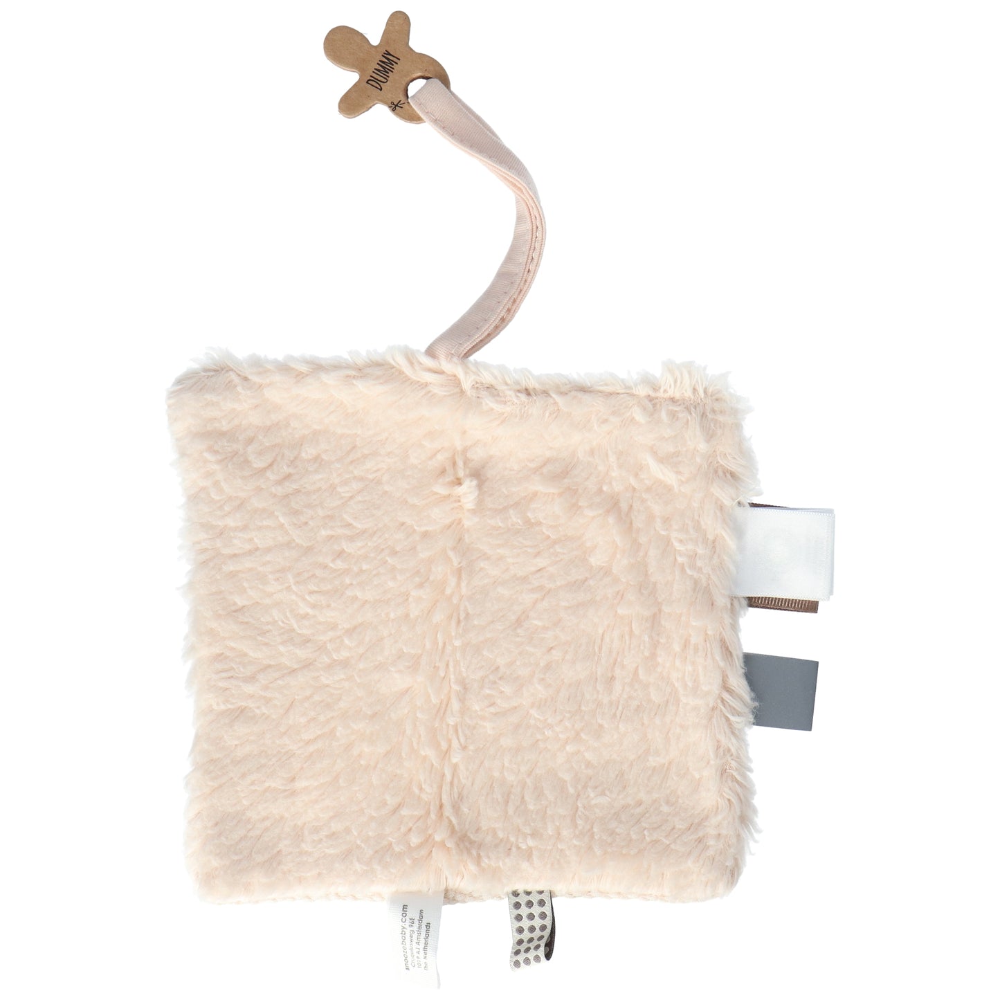 Cuddle Cloth Baby 15x15 cm Organic Peach Blush Pink