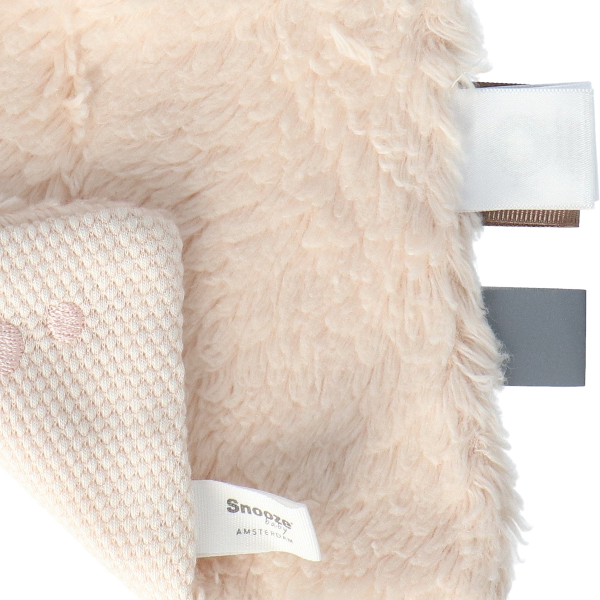 Cuddle Cloth Baby 15x15 cm Organic Peach Blush Pink