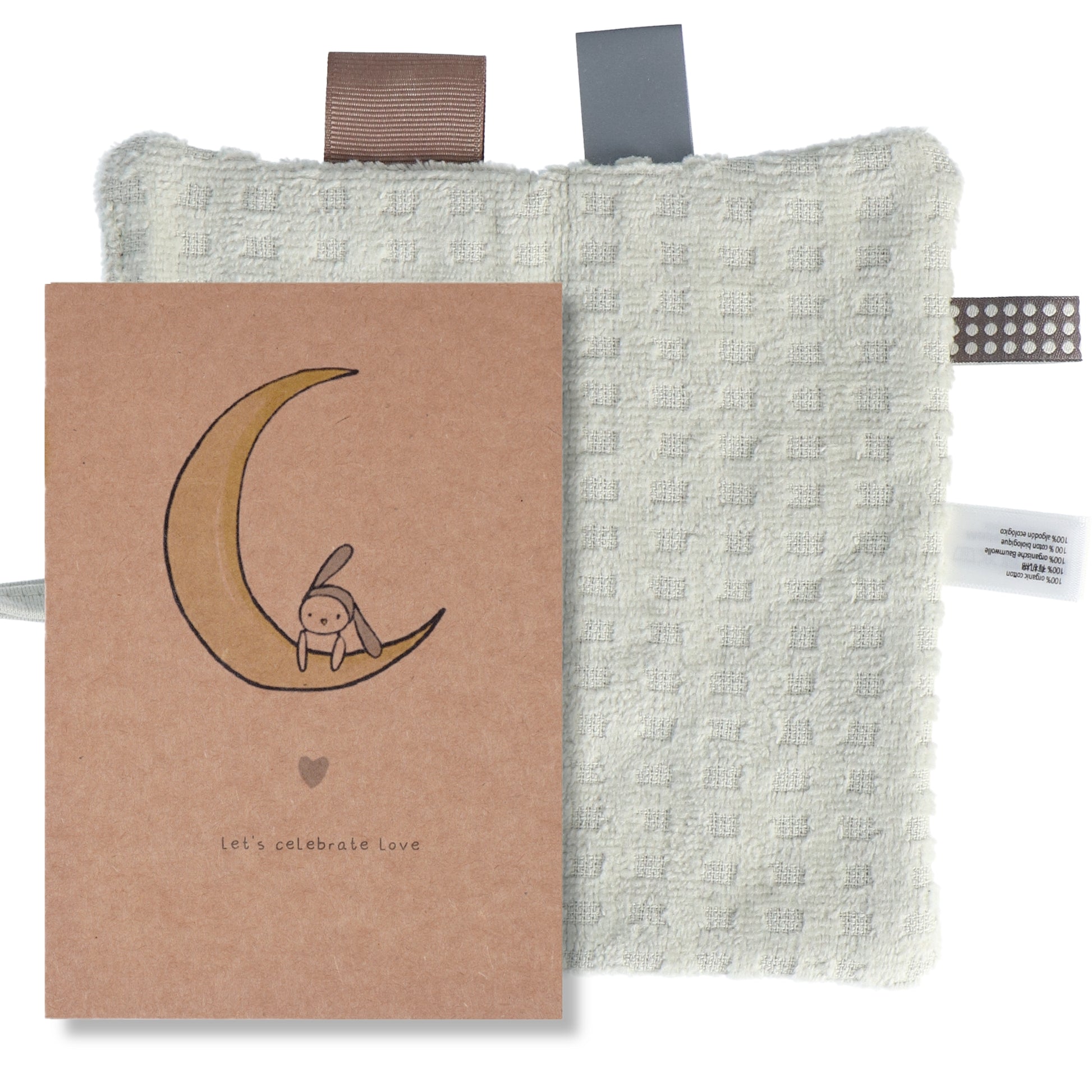 Cuddle Cloth Baby 15x15 cm Organic Mystic Mint Green