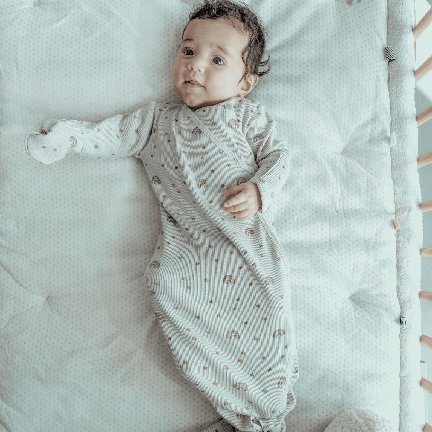 Baby Cocoon 3 - 6 months Milky Rust Rainbow_Cocoons_Snoozebaby