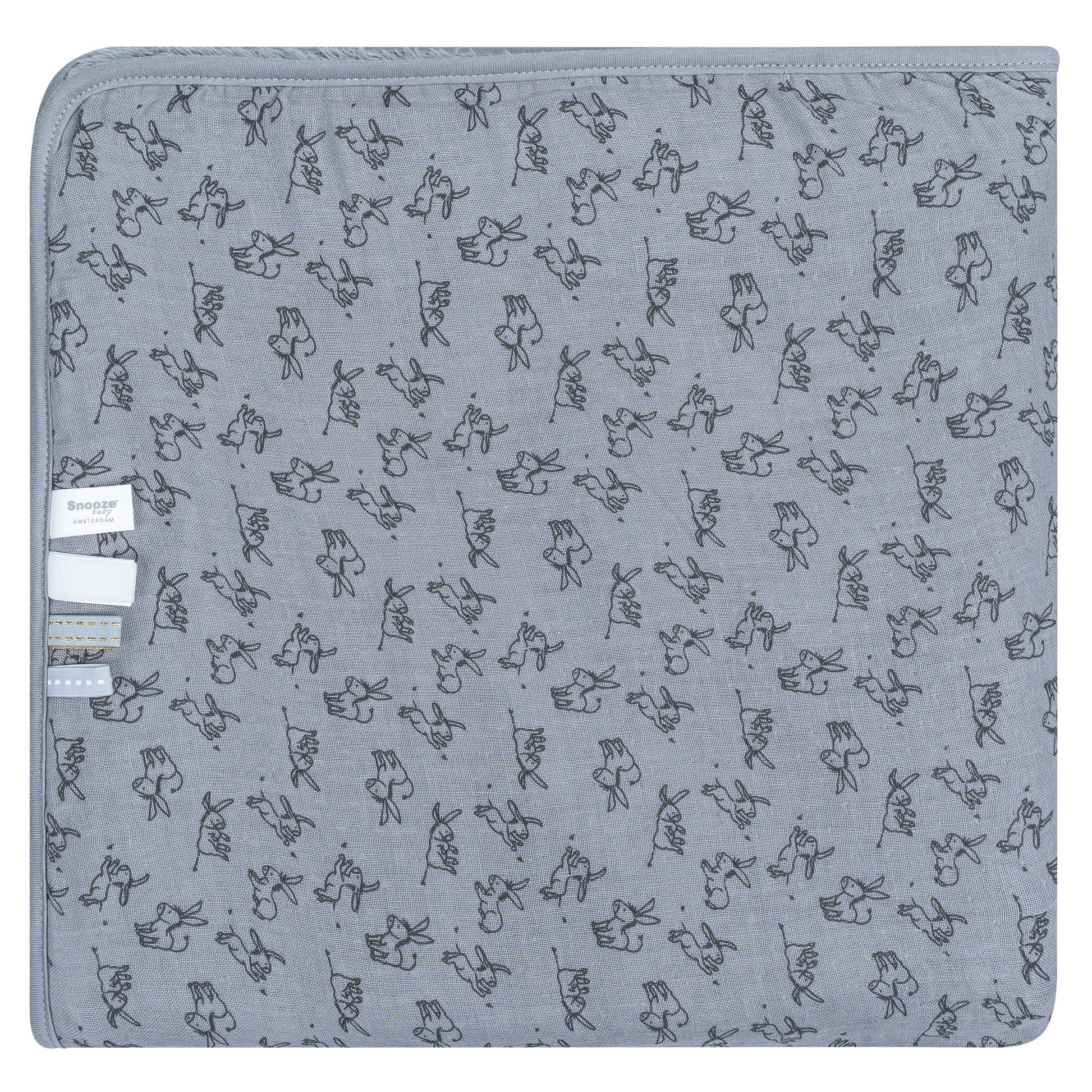Blanket Cot Baby 100x150 cm TOG 2.0 Cloudy Grey_Blankets Crib_Snoozebaby
