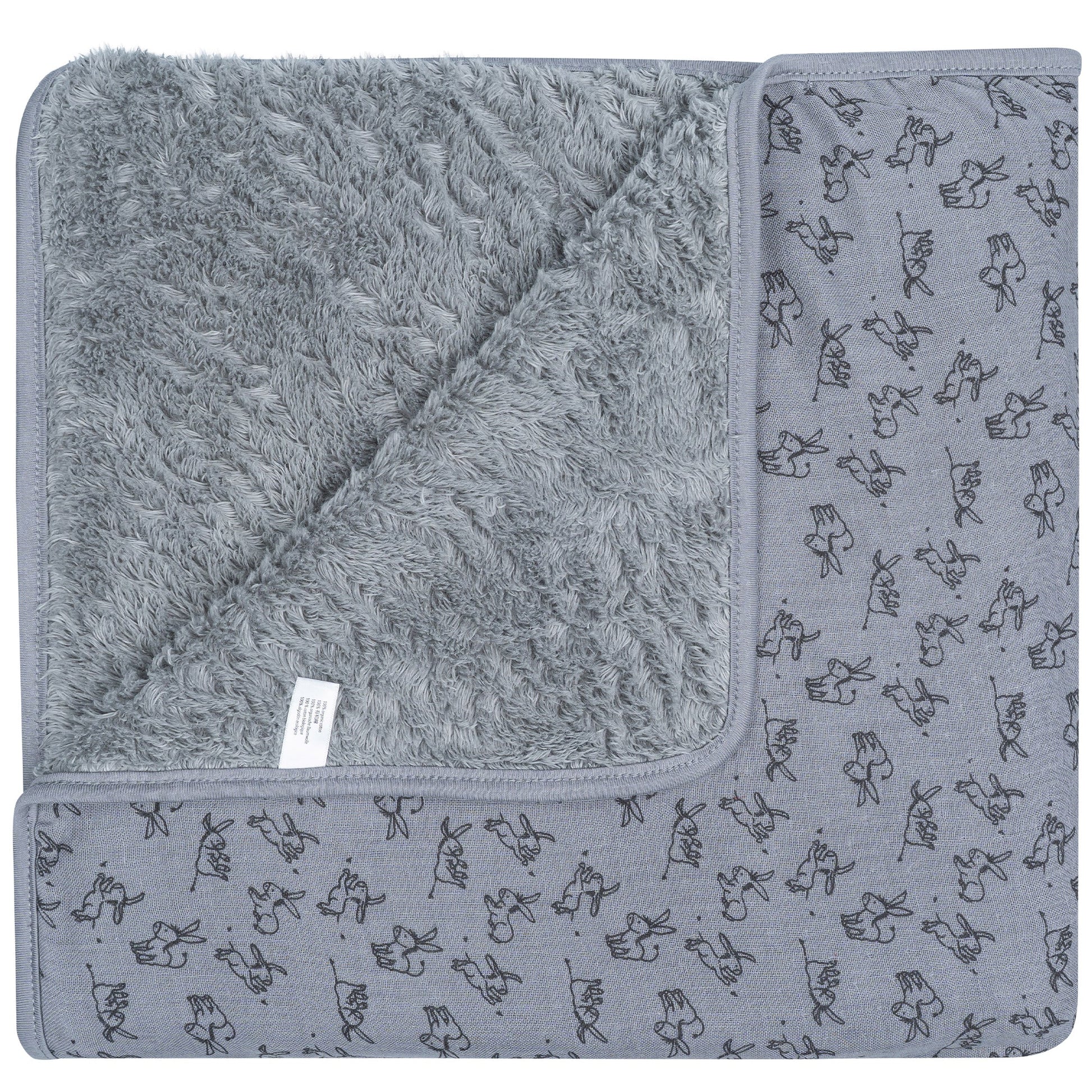 Blanket Cot Baby 100x150 cm TOG 2.0 Cloudy Grey_Blankets Crib_Snoozebaby