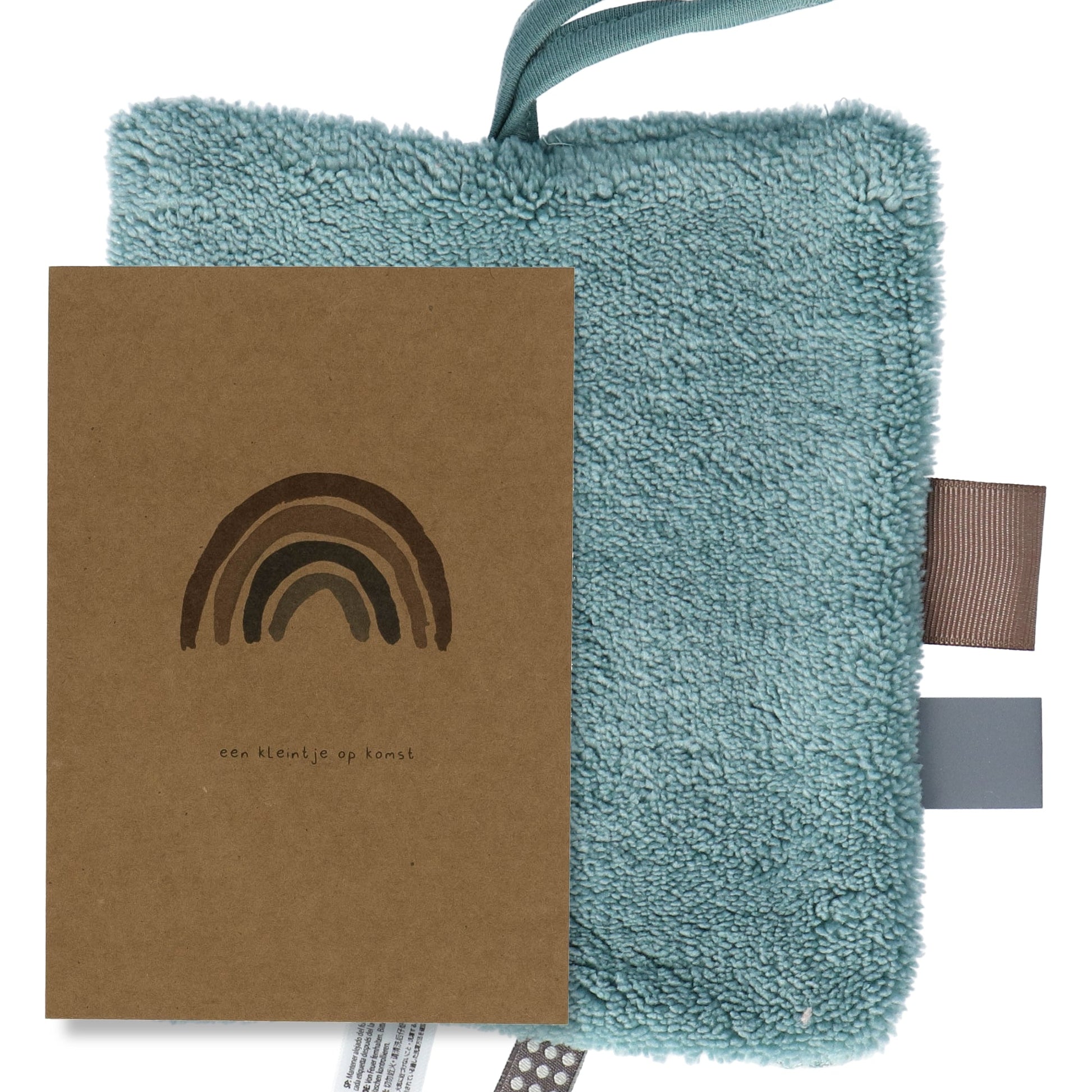 Cuddle Cloth Baby 15x15 cm Organic Smokey Green_Cuddle Cloths_Snoozebaby