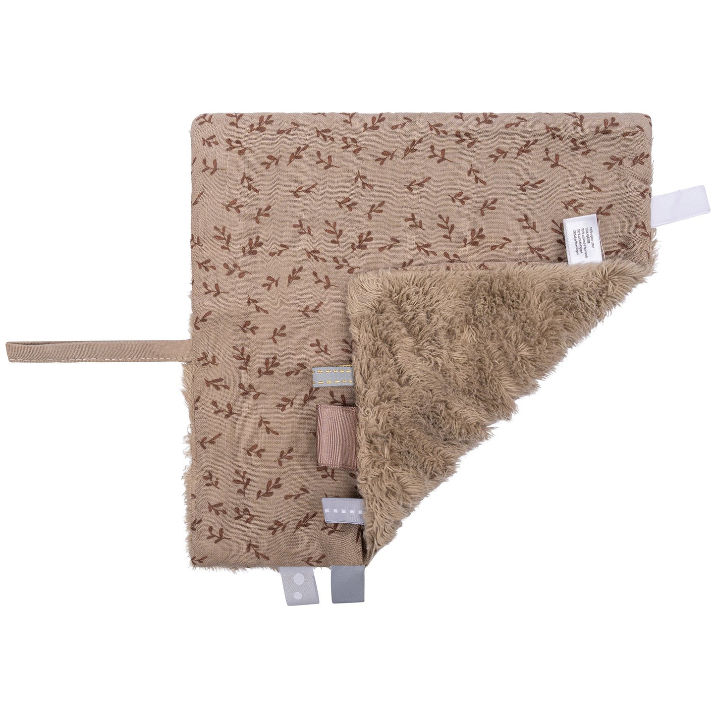 Cuddle Cloth Baby 25x25 cm Organic Hazel Brown_Cuddle Cloths_Snoozebaby