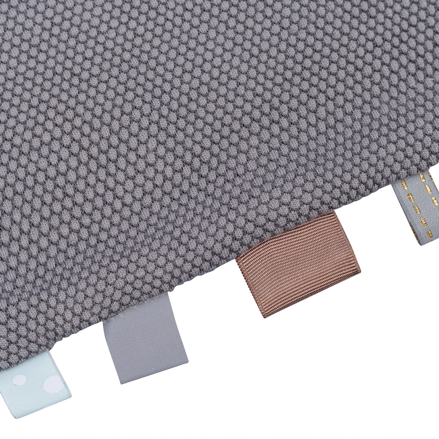 Cuddle Cloth Baby 25x25 cm Organic Storm Grey_Cuddle Cloths_Snoozebaby