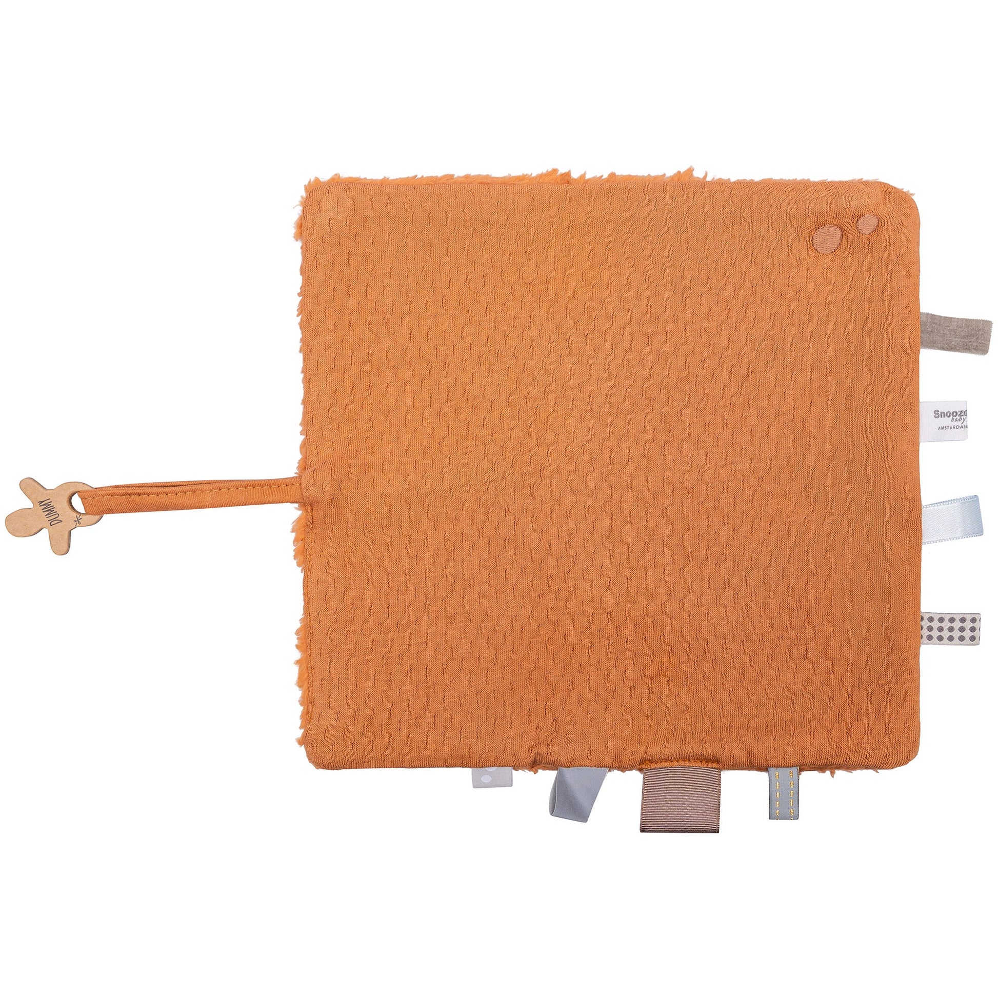 Cuddle Cloth Baby 25x25 cm Organic Toffee Brown_Cuddle Cloths_Snoozebaby