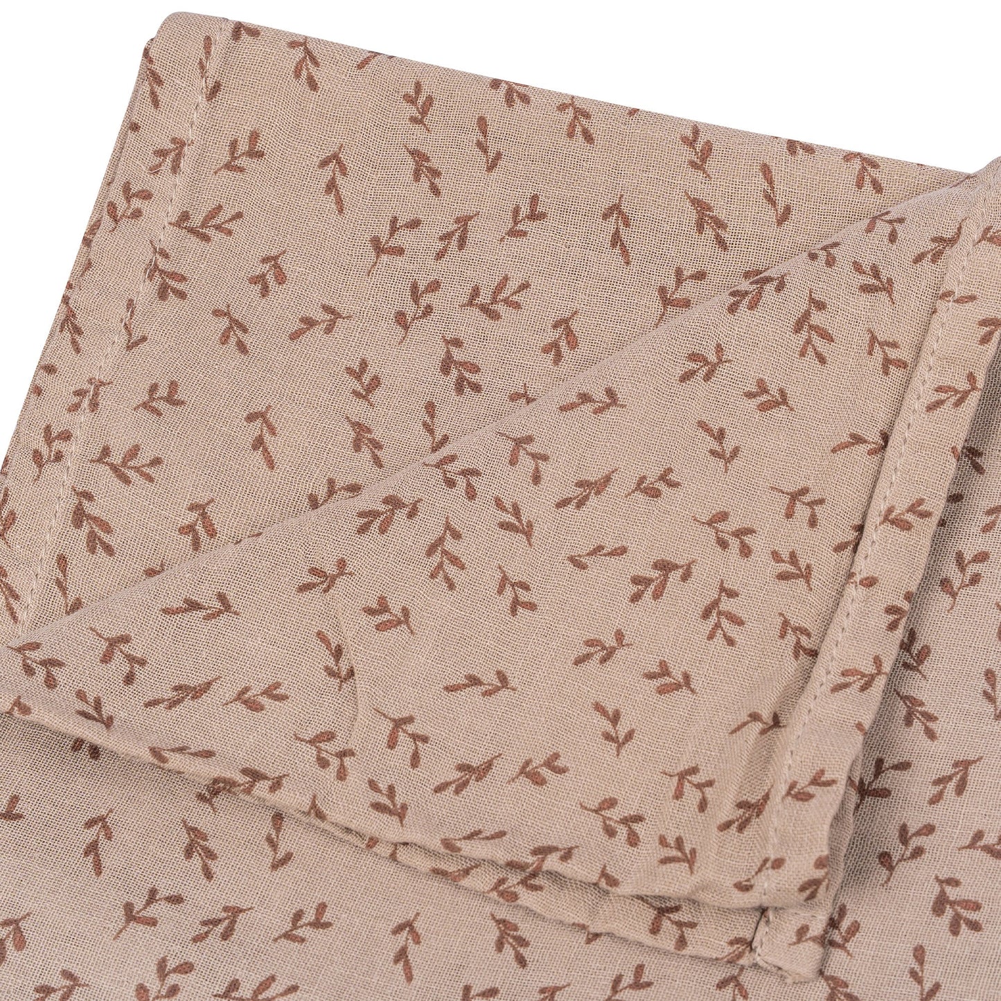 Muslin Cloth Baby 80x80 cm Organic Hazel Brown_Muslin Cloths_Snoozebaby