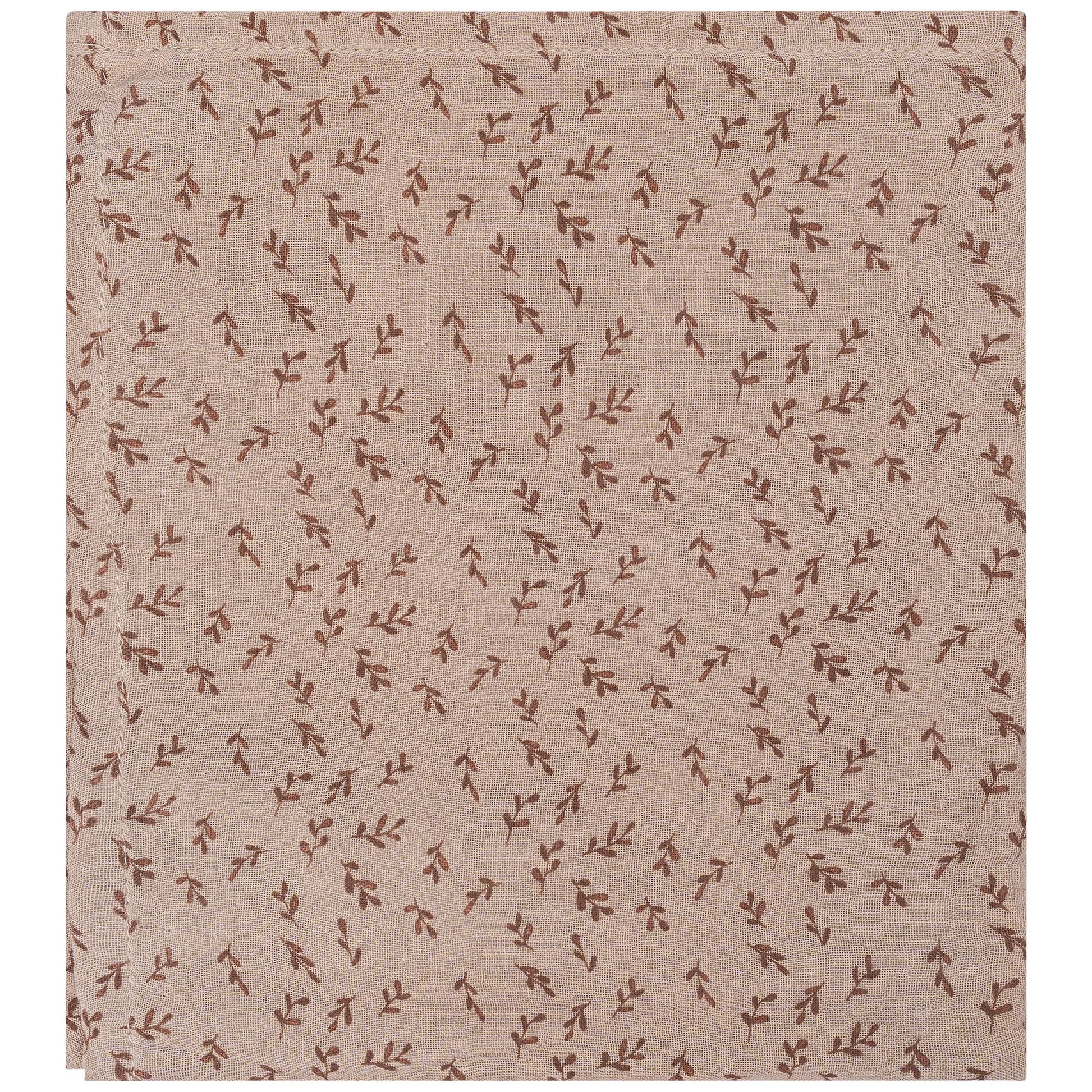 Muslin Cloth Baby 80x80 cm Organic Hazel Brown_Muslin Cloths_Snoozebaby