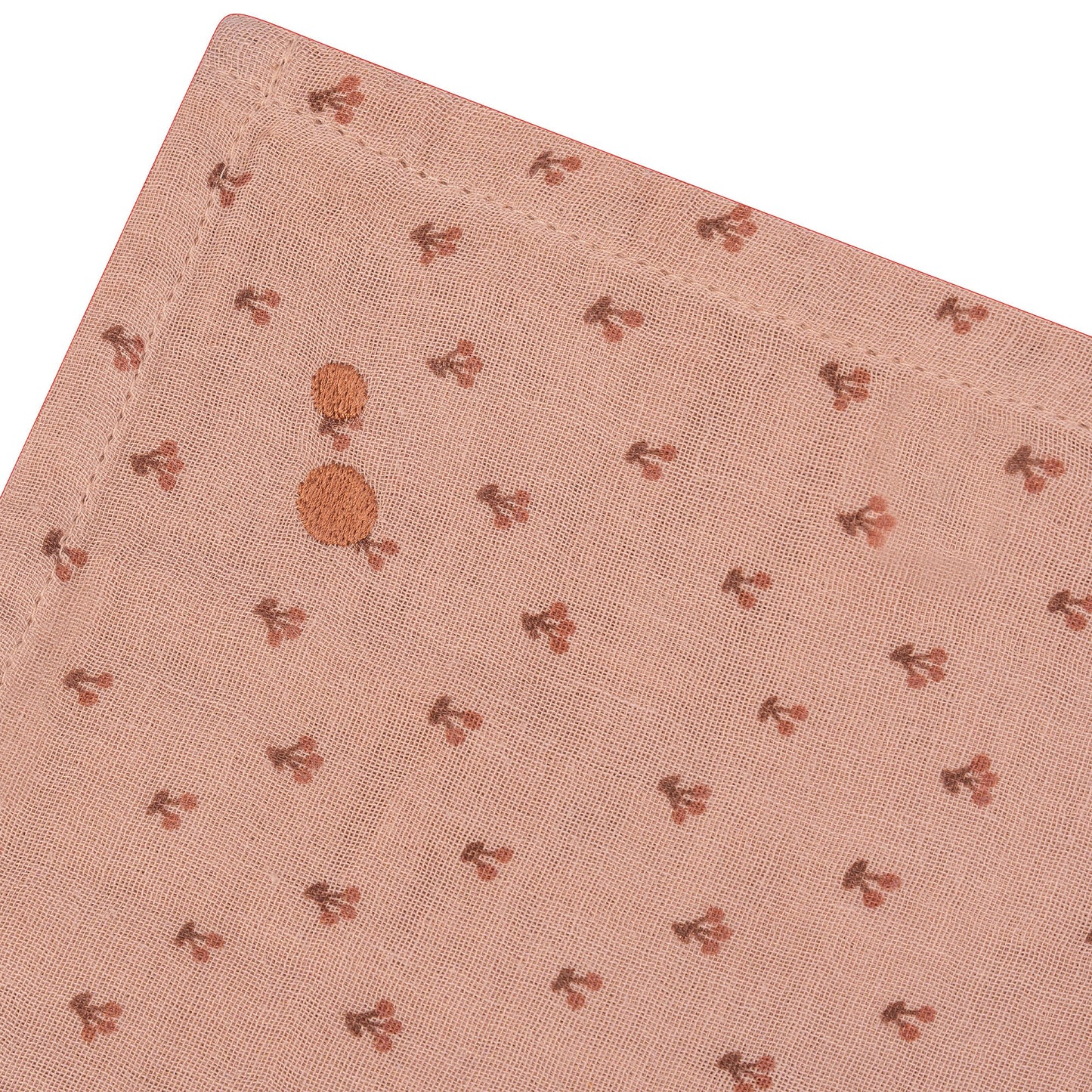 Muslin Cloth XL Baby 120x120 cm Organic Cherry Pink_Muslin Cloths_Snoozebaby