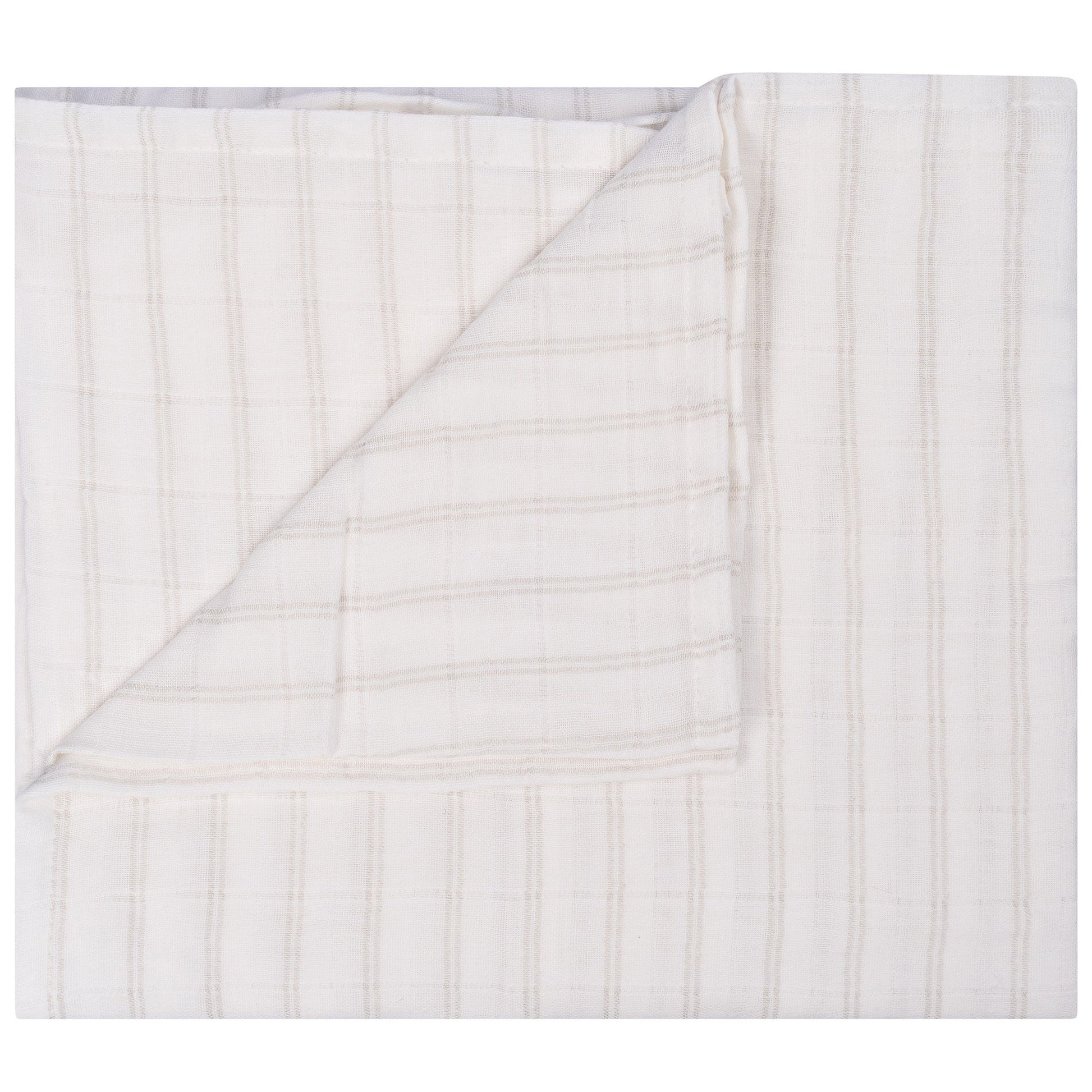 Muslin Cloth XL Baby 120x120 cm Organic Stone Beige_Muslin Cloths_Snoozebaby