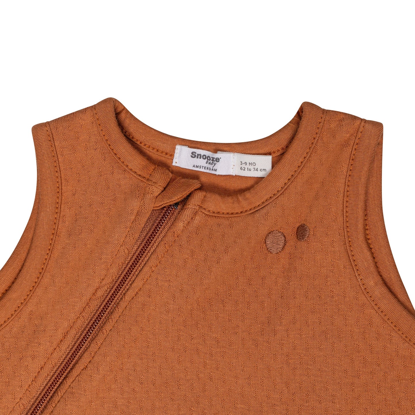 Sleepsuit Baby TOG 1.0 Spring and Summer 0 - 6 Months Toffee Brown_Sleepsuits_Snoozebaby