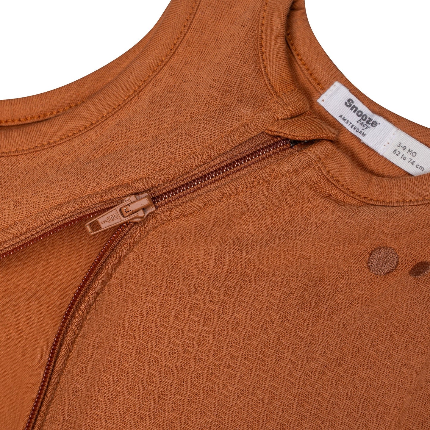 Sleepsuit Baby TOG 1.0 Spring and Summer 0 - 6 Months Toffee Brown_Sleepsuits_Snoozebaby