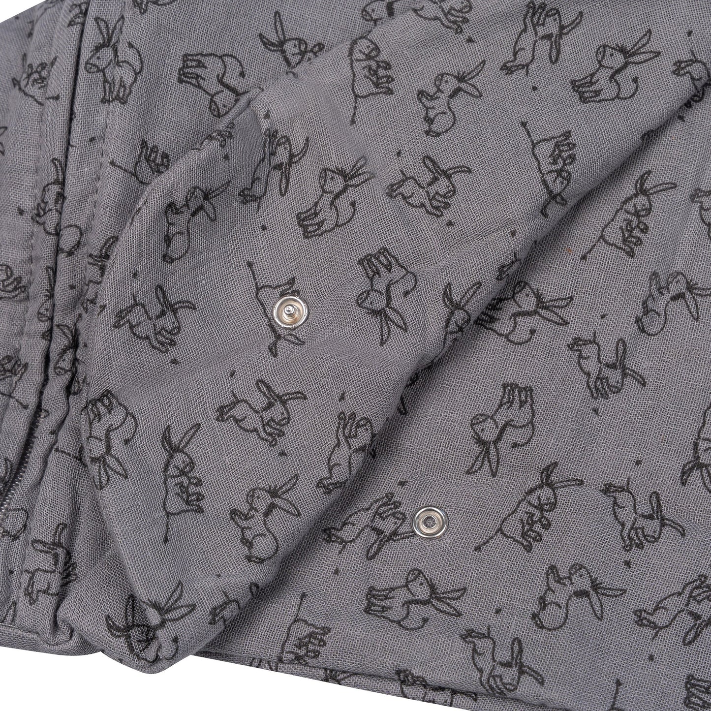Sleepsuit Baby TOG 1.0 Spring and Summer 6 - 14 Months Cloudy Grey_Sleepsuits_Snoozebaby