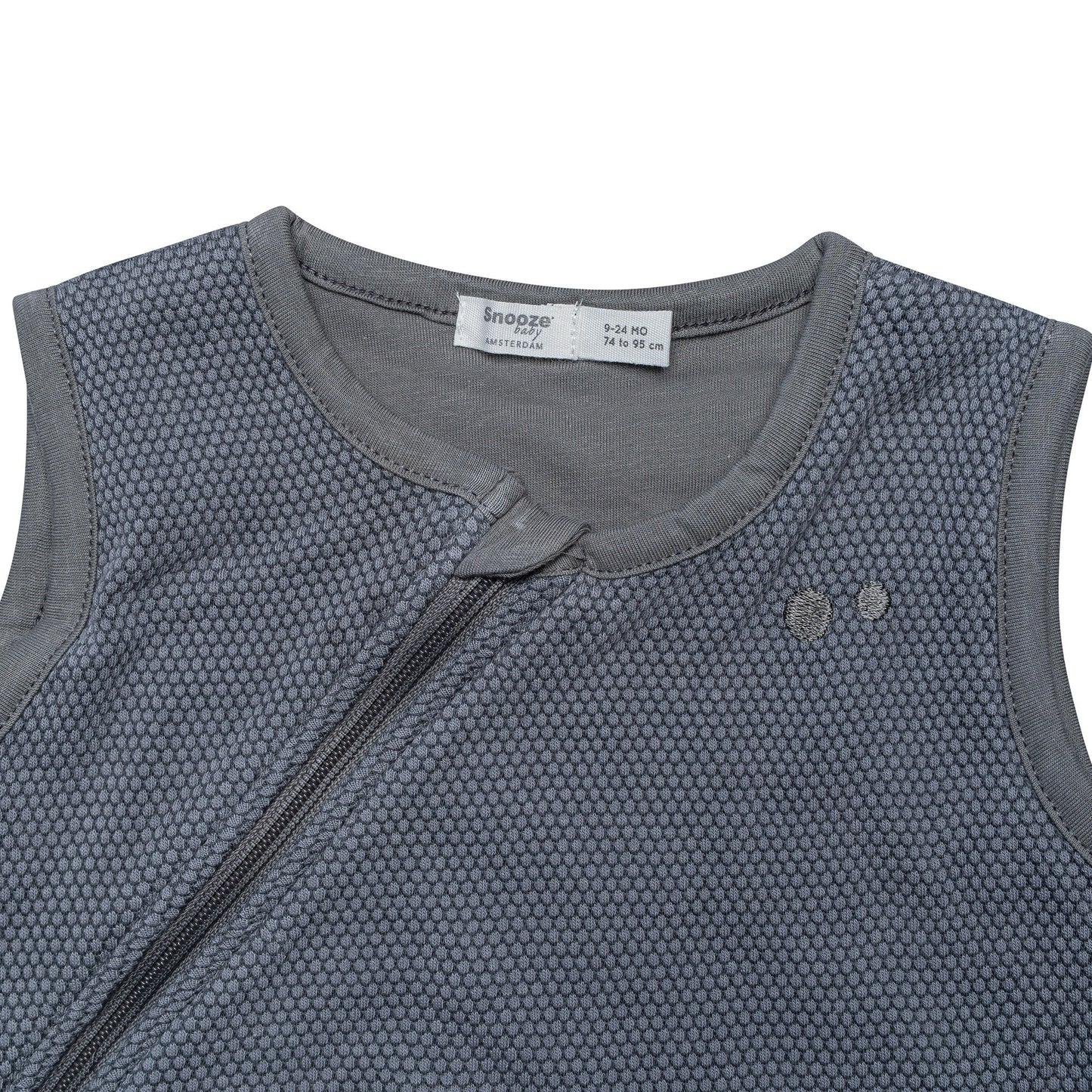 Sleepsuit Baby TOG 1.0 Spring and Summer 6 - 14 Months Storm Grey_Sleepsuits_Snoozebaby
