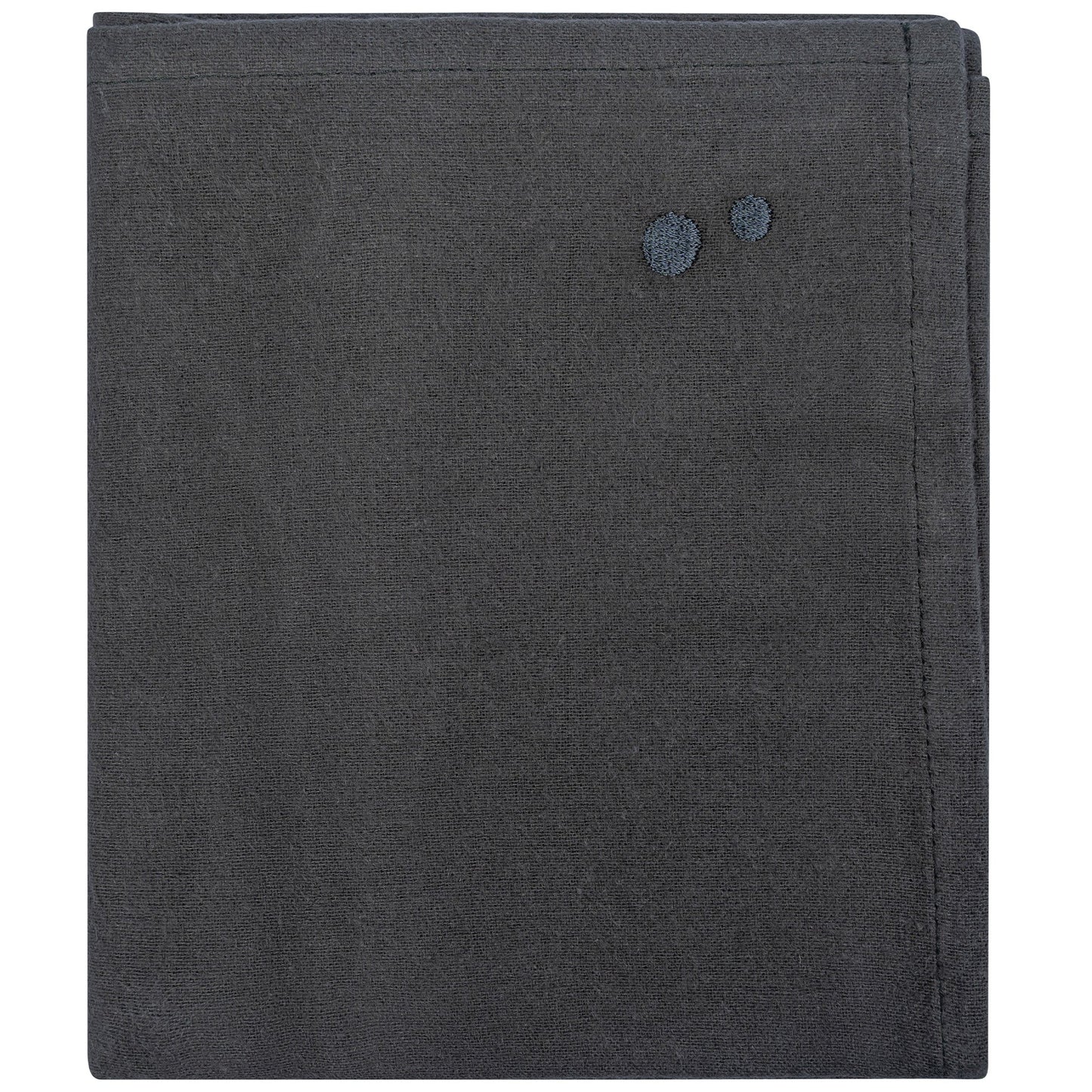 Swaddle Blanket Baby Flannel 80x80 cm Organic Dark Green_Swaddle Blankets_Snoozebaby