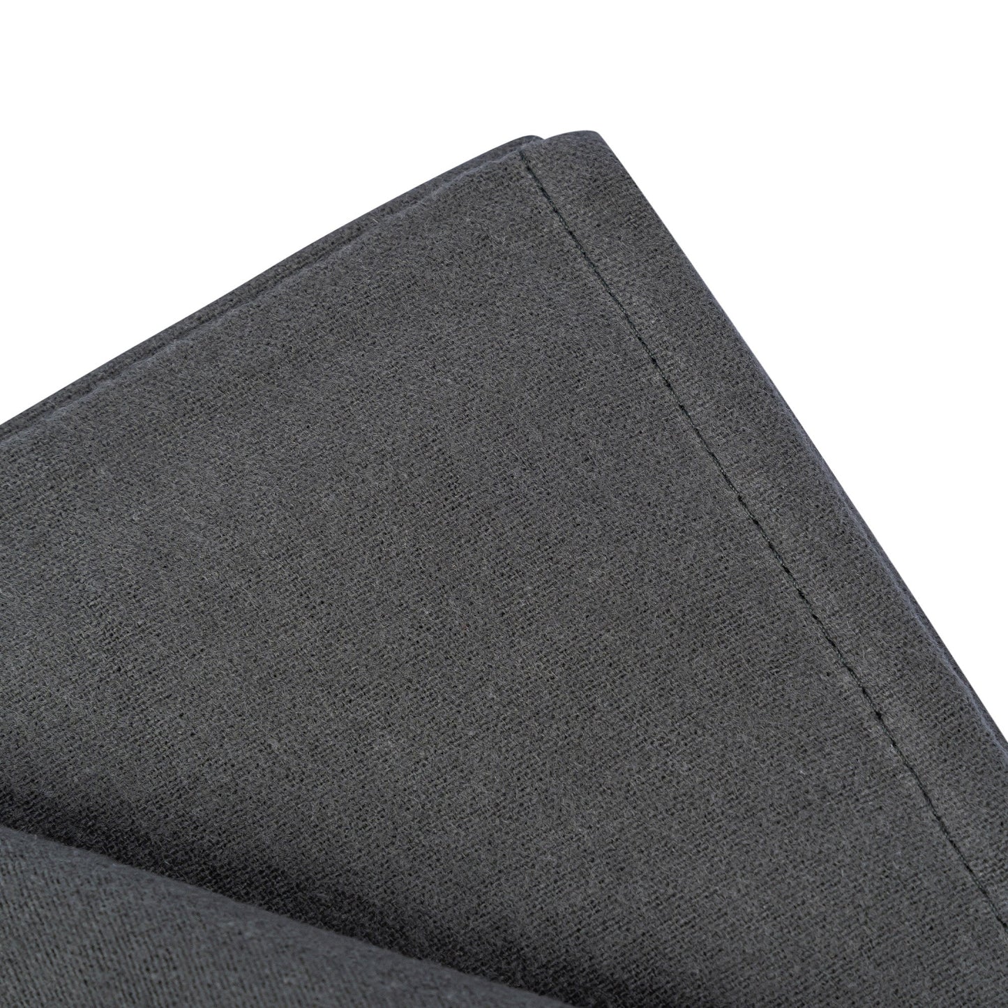 Swaddle Blanket Baby Flannel 80x80 cm Organic Dark Green_Swaddle Blankets_Snoozebaby