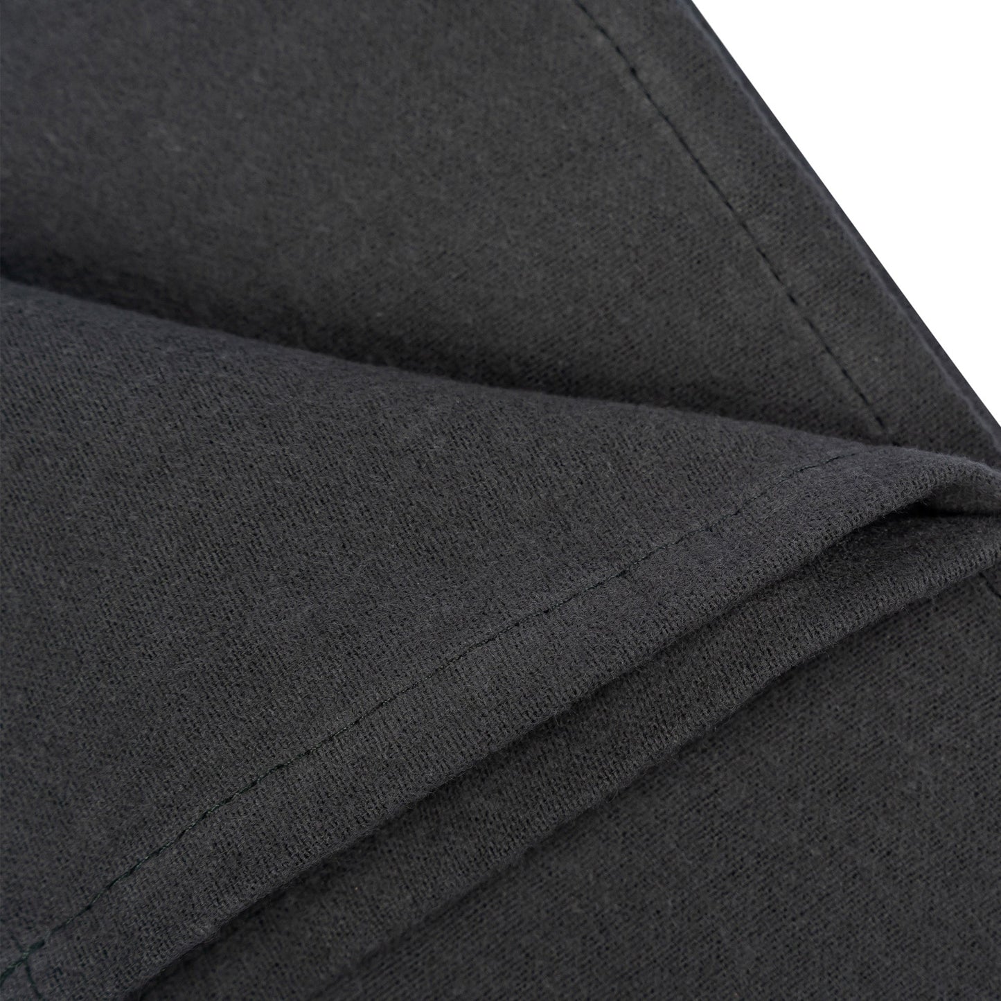 Swaddle Blanket Baby Flannel 80x80 cm Organic Dark Green_Swaddle Blankets_Snoozebaby