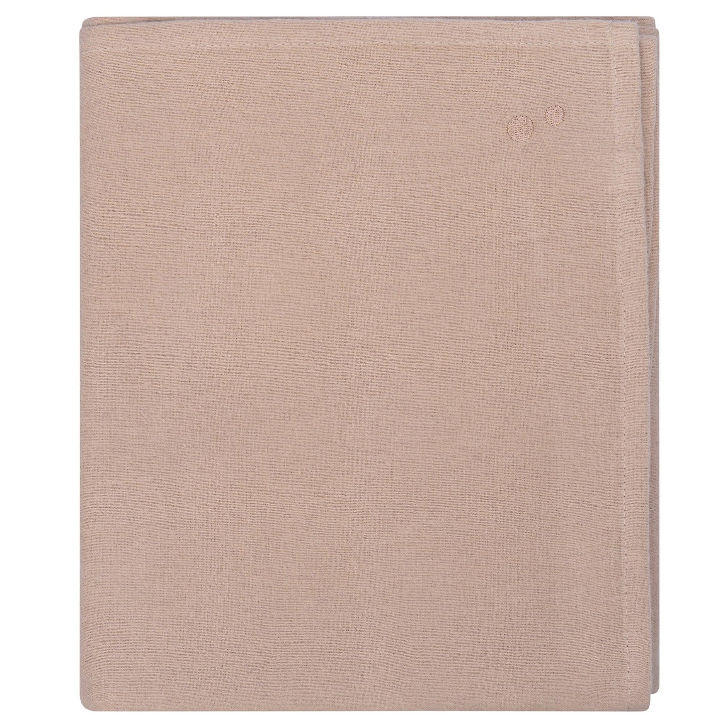Swaddle Blanket XL Baby Flannel 120x120 cm Organic Desert Sand Brown_Swaddle Blankets_Snoozebaby