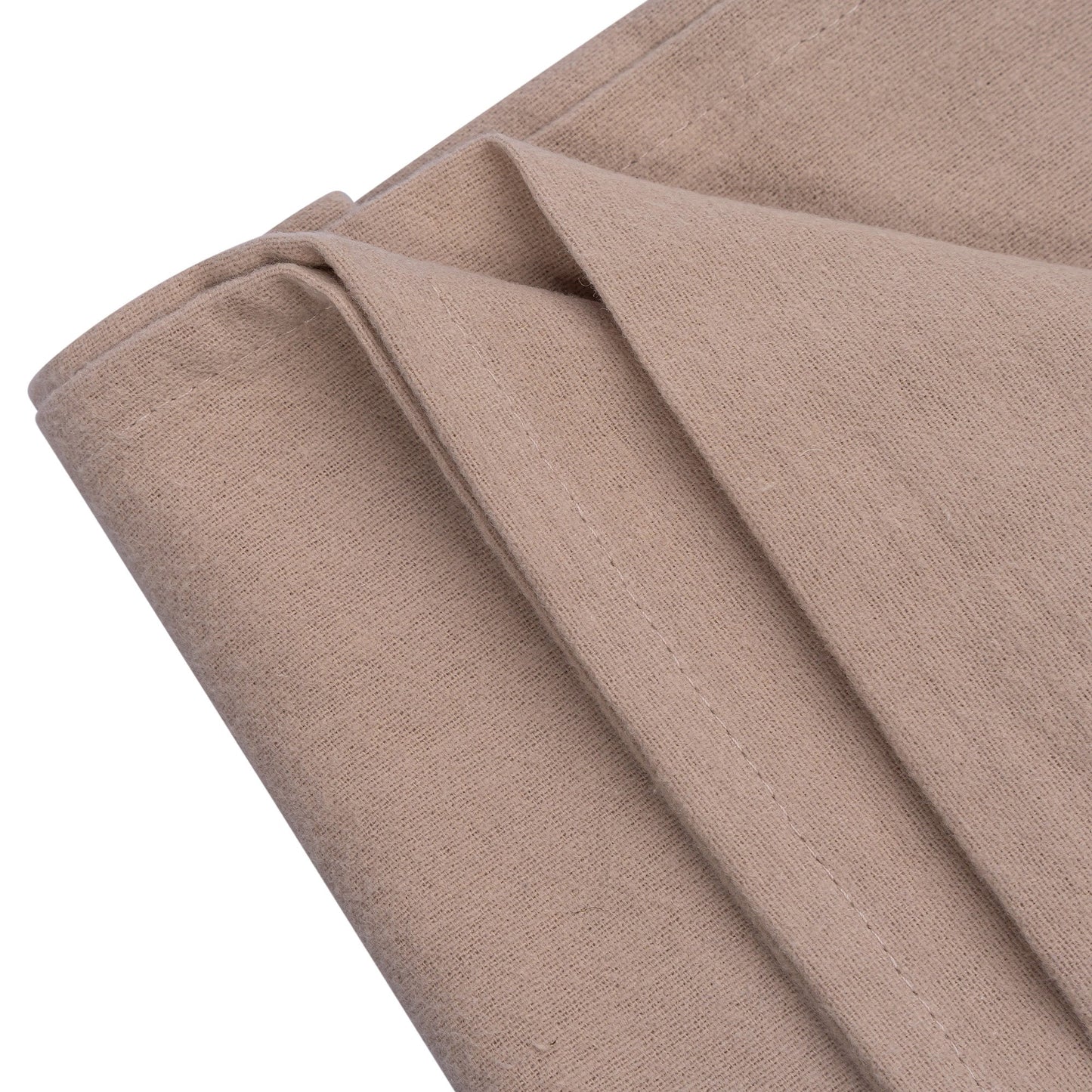 Swaddle Blanket XL Baby Flannel 120x120 cm Organic Desert Sand Brown_Swaddle Blankets_Snoozebaby