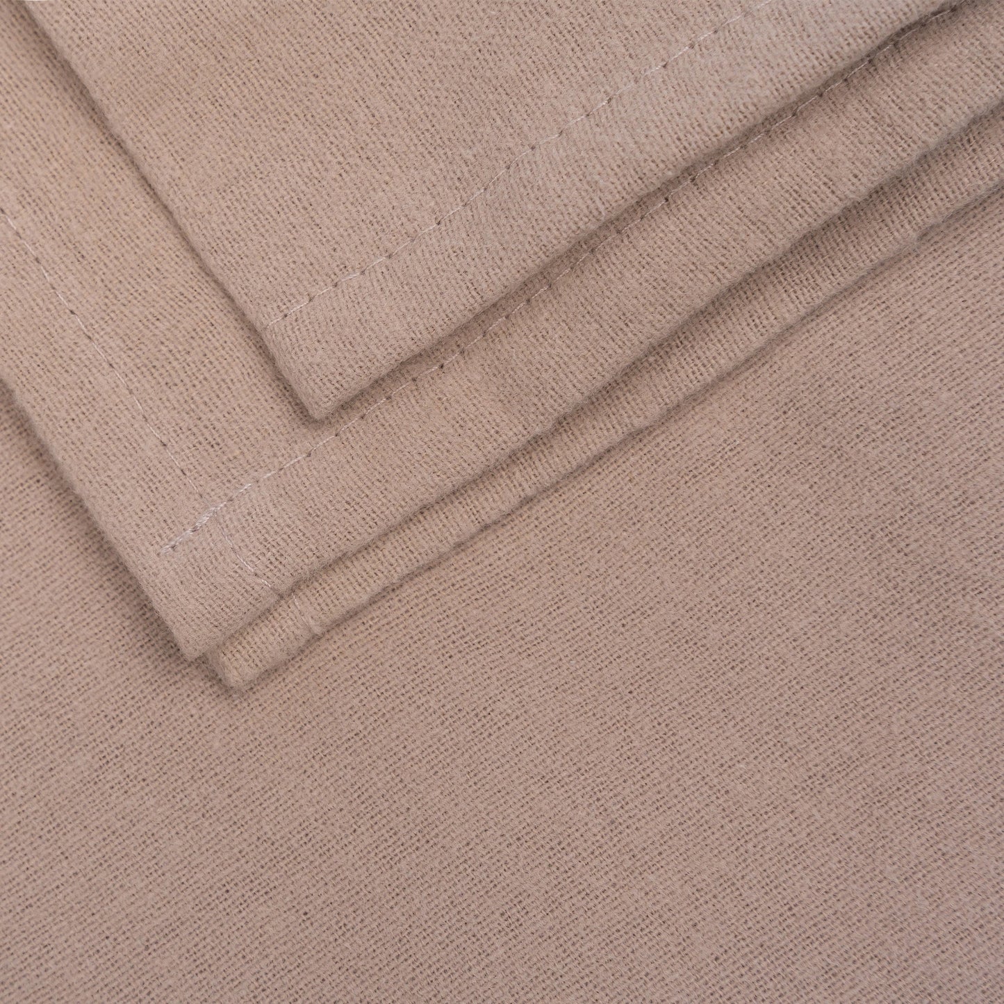 Swaddle Blanket XL Baby Flannel 120x120 cm Organic Desert Sand Brown_Swaddle Blankets_Snoozebaby