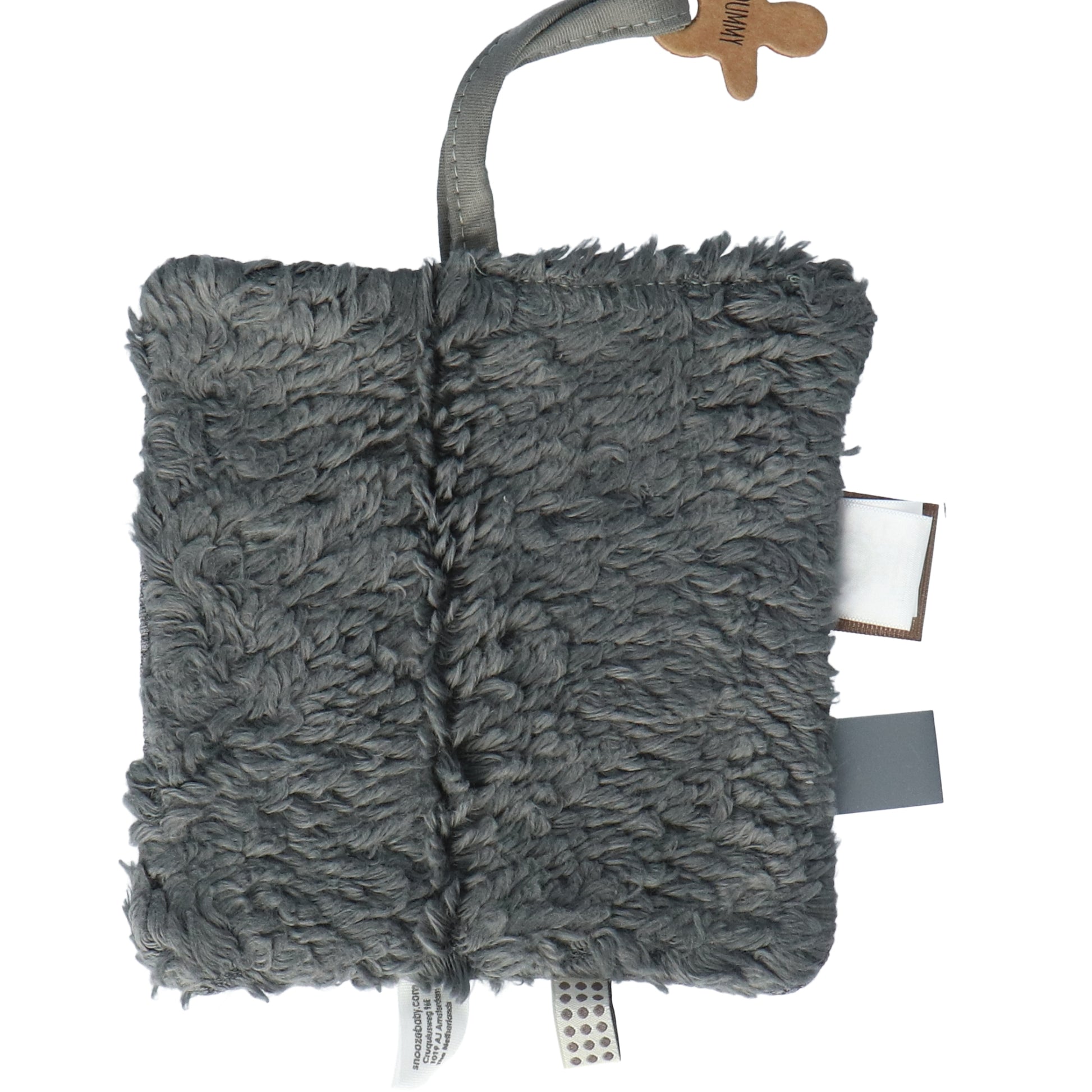 Schmusetuch Baby 15x15 cm Bio Sturm Grau