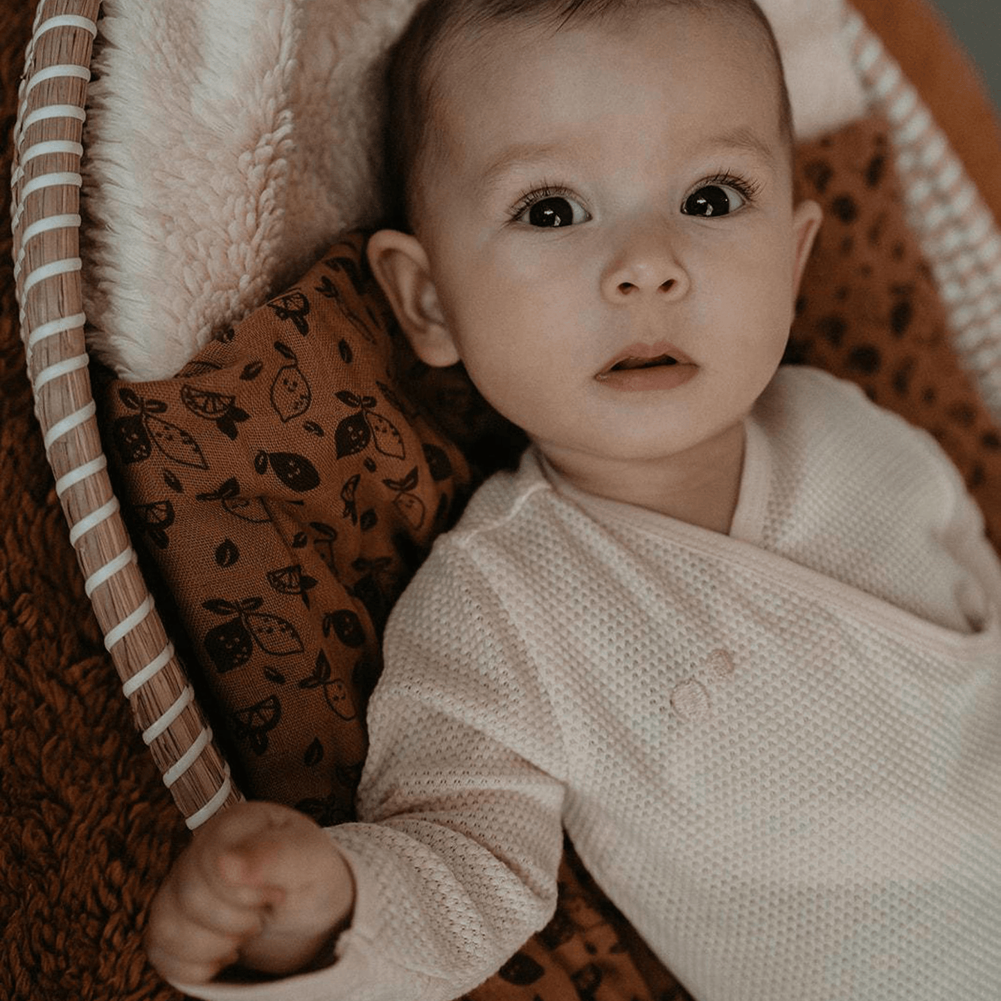 Baby Cocoon mit Mütze 0 - 3 Monate Peach Blush_Cocoons_Snoozebaby