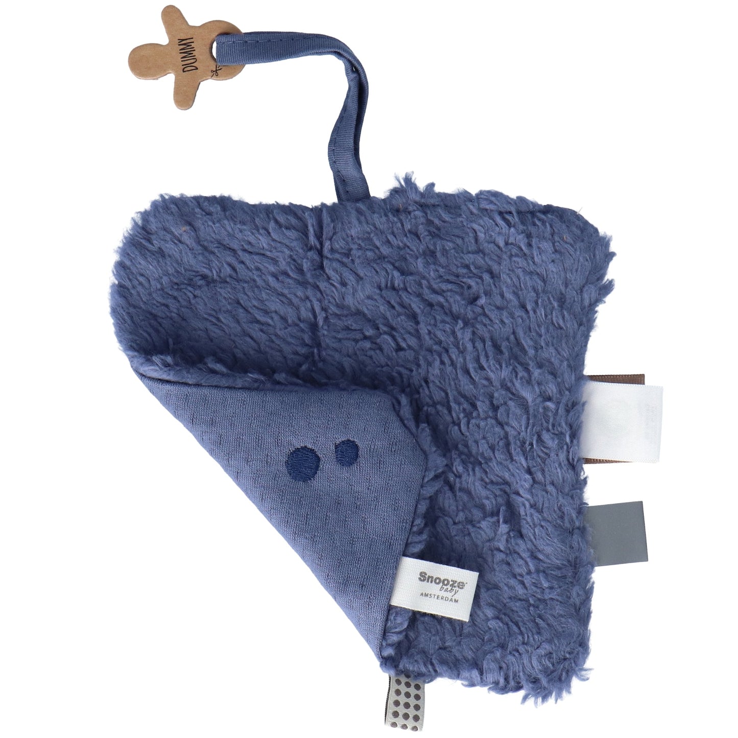 Schmusetuch Baby 15x15 cm Bio Blaue Nächte_Schmusetücher_Snoozebaby