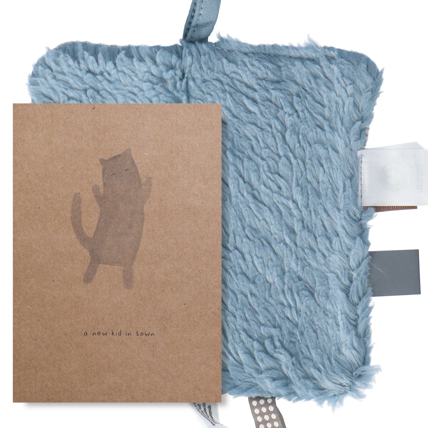 Schmusetuch Baby 15x15 cm Bio Frisch Blau_Schmusetücher_Snoozebaby