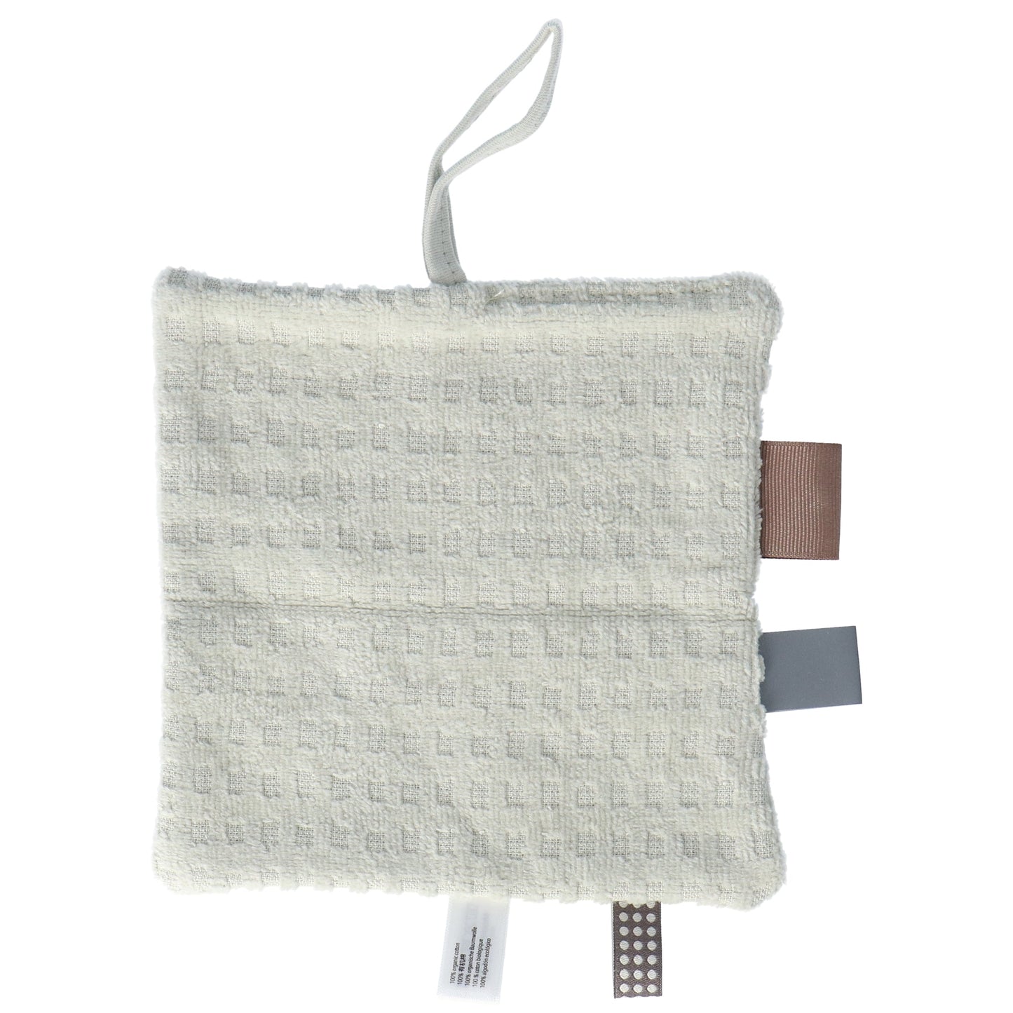 Schmusetuch Baby 15x15 cm Bio Mystic Mintgrün_Schmusetücher_Snoozebaby