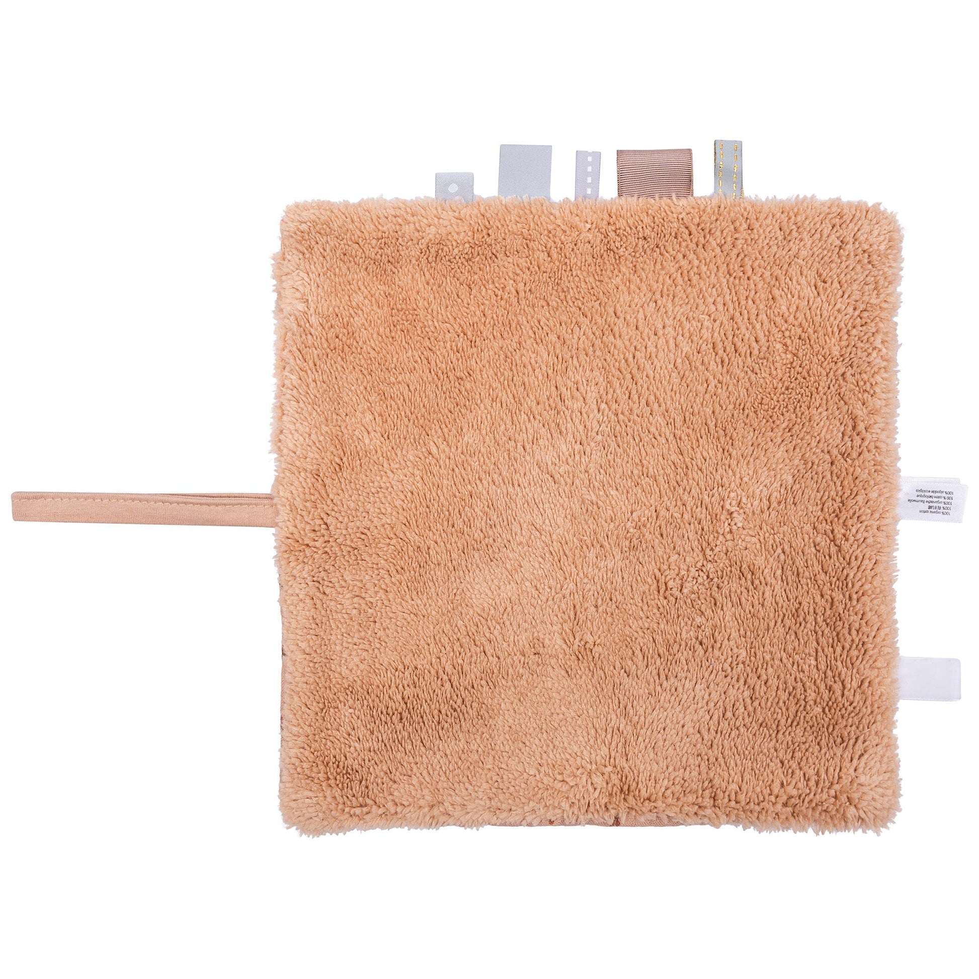 Schmusetuch Baby 25x25 cm Bio Kirsche Rosa_Schmusetücher_Snoozebaby