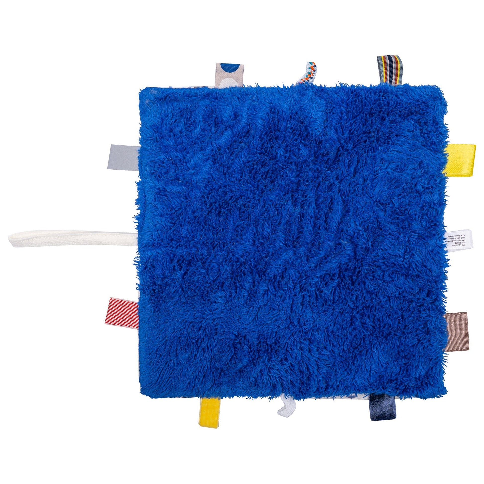 Schmusetuch Baby 25x25 cm Bio Delfter Blau_Schmusetücher_Snoozebaby