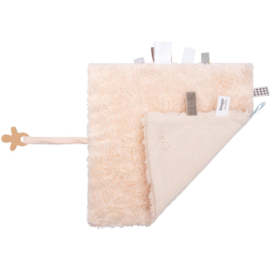 Schmusetuch Baby 25x25 cm Bio Pfirsich Blush Pink_Schmusetücher_Snoozebaby