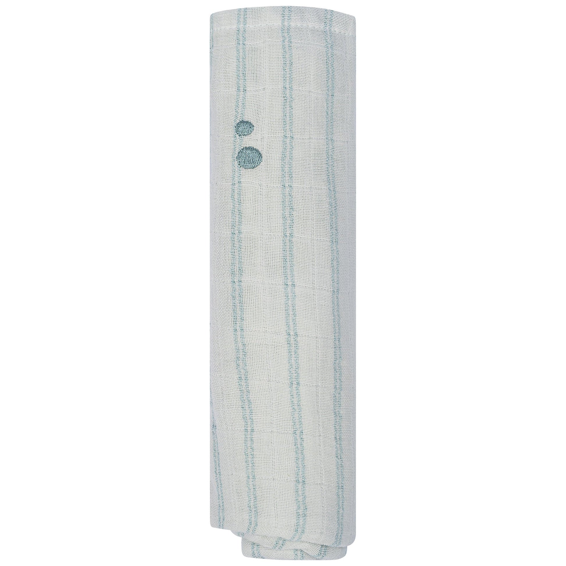 Mulltuch Baby 80x80 cm Bio Smokey Green_Mulltücher_Snoozebaby