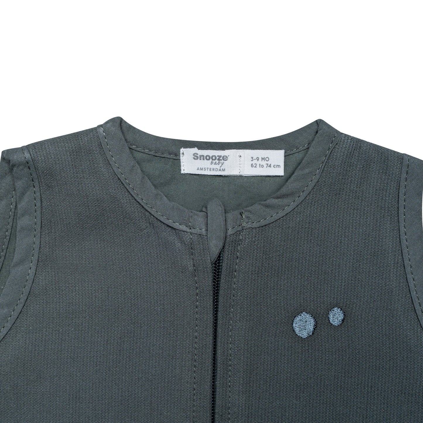 Schlafanzug Baby TOG 0.5 Frühling und Sommer 0 - 6 Monate Dunkelgrün_Schlafanzüge_Snoozebaby
