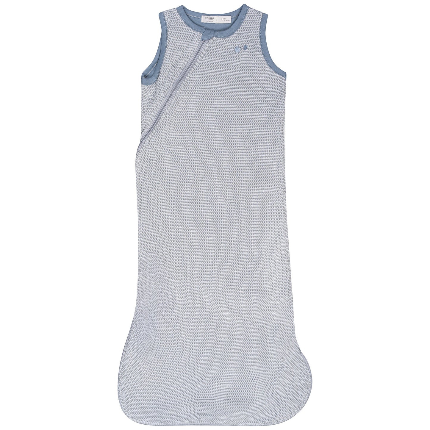 Schlafanzug Baby TOG 1.0 Frühling und Sommer 0 - 6 Monate Fresh Blue_Sleepsuits_Snoozebaby