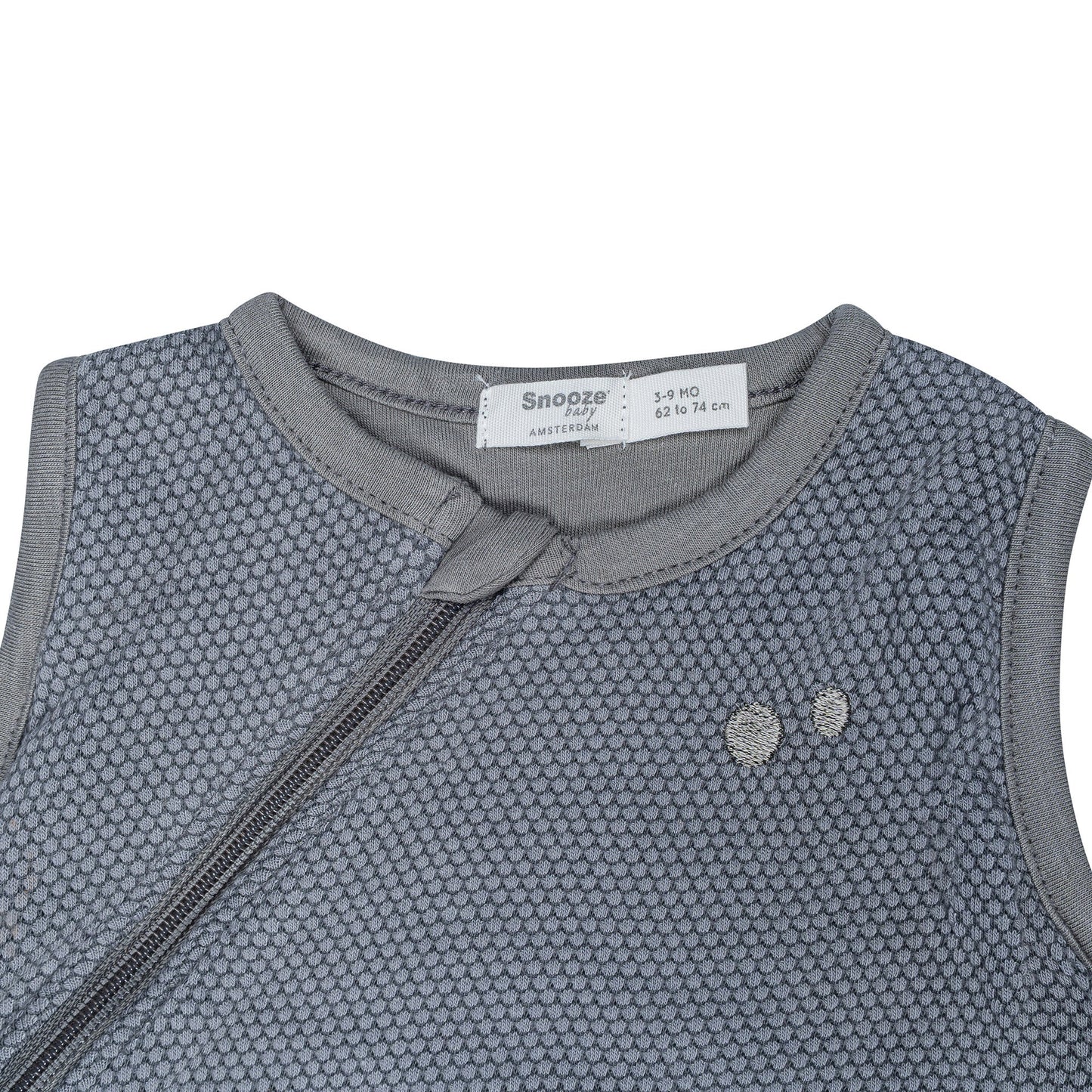 Schlafanzug Baby TOG 1.0 Frühling und Sommer 0 - 6 Monate Storm Grey_Schlafanzüge_Snoozebaby