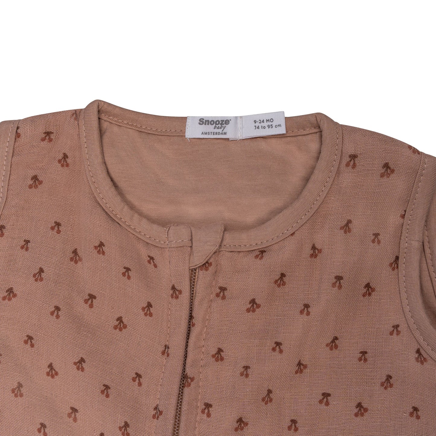 Schlafanzug Baby TOG 1.0 Frühling und Sommer 6 - 14 Monate Cherry Pink_Schlafanzüge_Snoozebaby