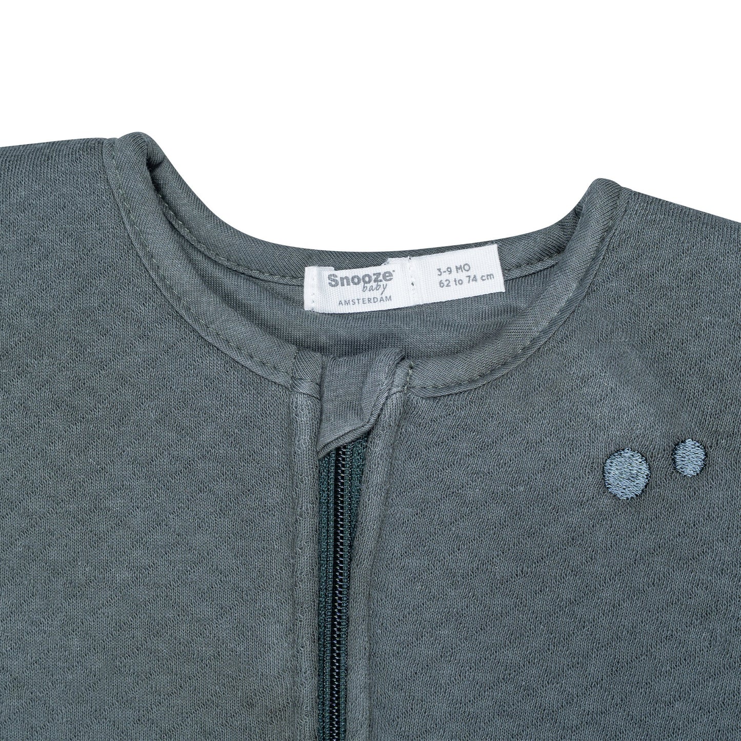 Schlafanzug Baby TOG 2.0 Herbst und Winter 0 - 6 Monate Dunkelgrün_Schlafanzüge_Snoozebaby