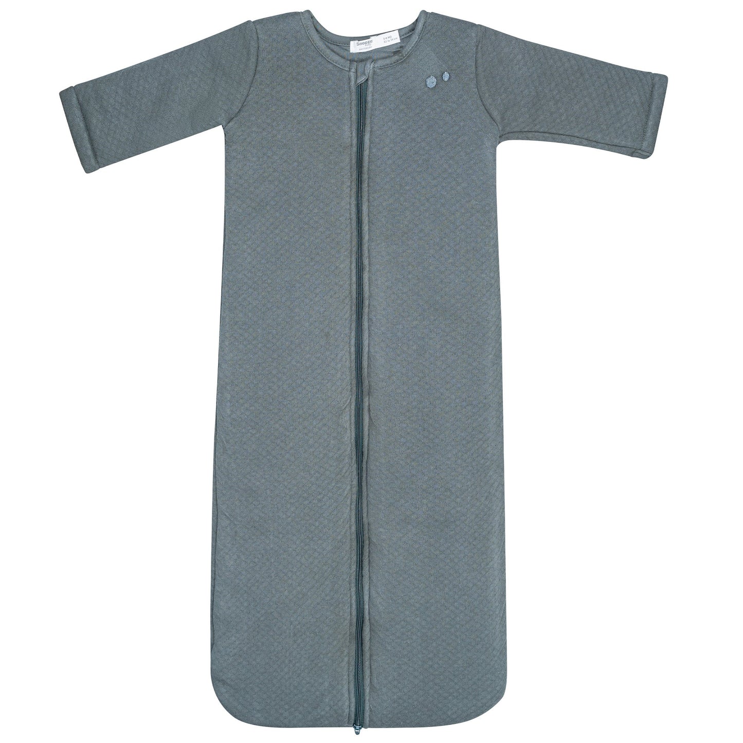 Schlafanzug Baby TOG 2.0 Herbst und Winter 0 - 6 Monate Dunkelgrün_Schlafanzüge_Snoozebaby