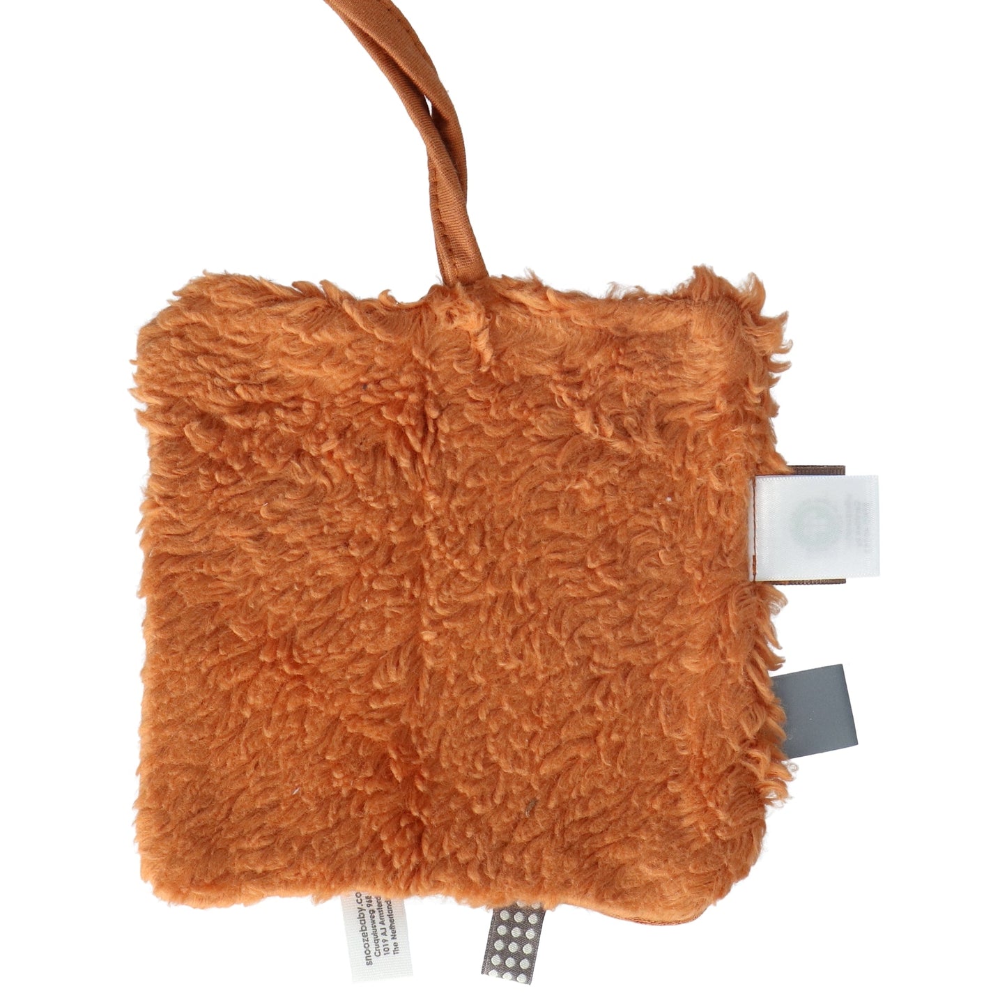 Drap de bain Baby 15x15 cm Organic Toffee Brown_Drap de bain_Snoozebaby