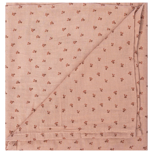 Mousseline Bébé 80x80 cm Bio Cherry Pink_Mousseline_Snoozebaby