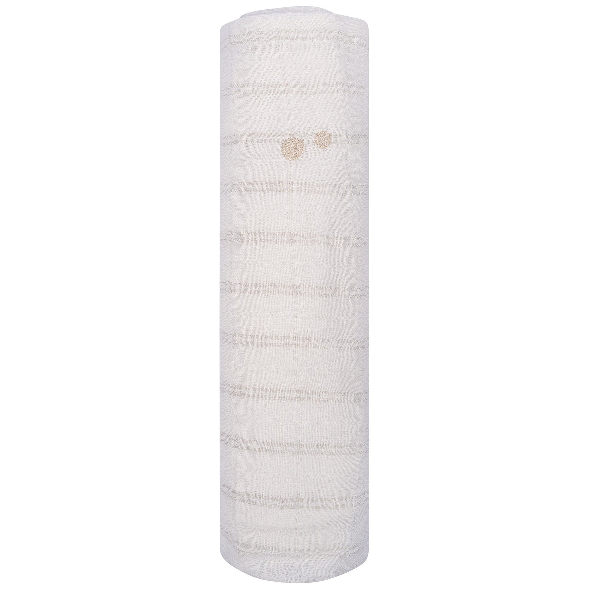 Mousseline Bébé 80x80 cm Bio Stone Beige_Mousseline_Snoozebaby