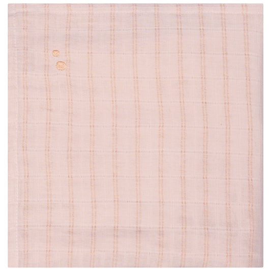 Mousseline XL Bébé 120x120 cm Bio Milky Rust Rose_Mousseline_Snoozebaby