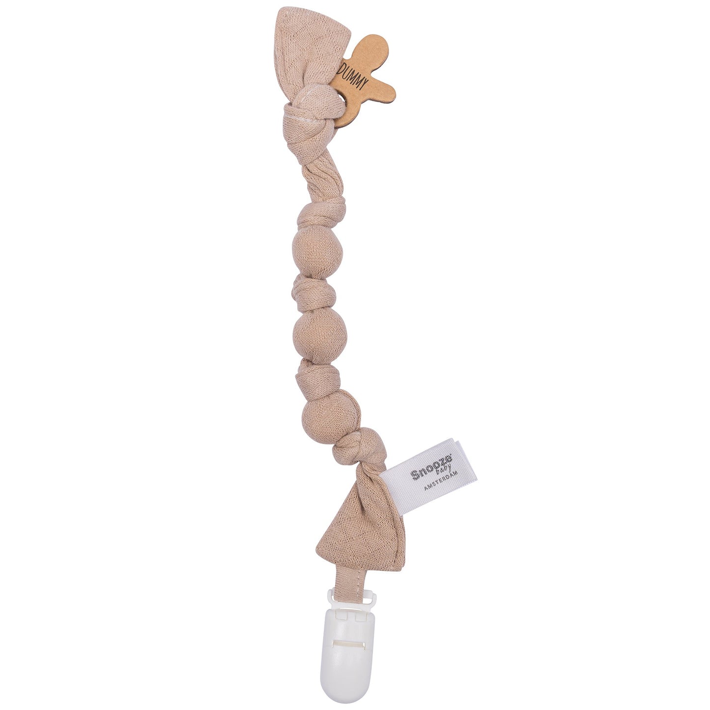 Attache sucette Baby Organic Desert Sand Brown_Attaches sucette_Snoozebaby