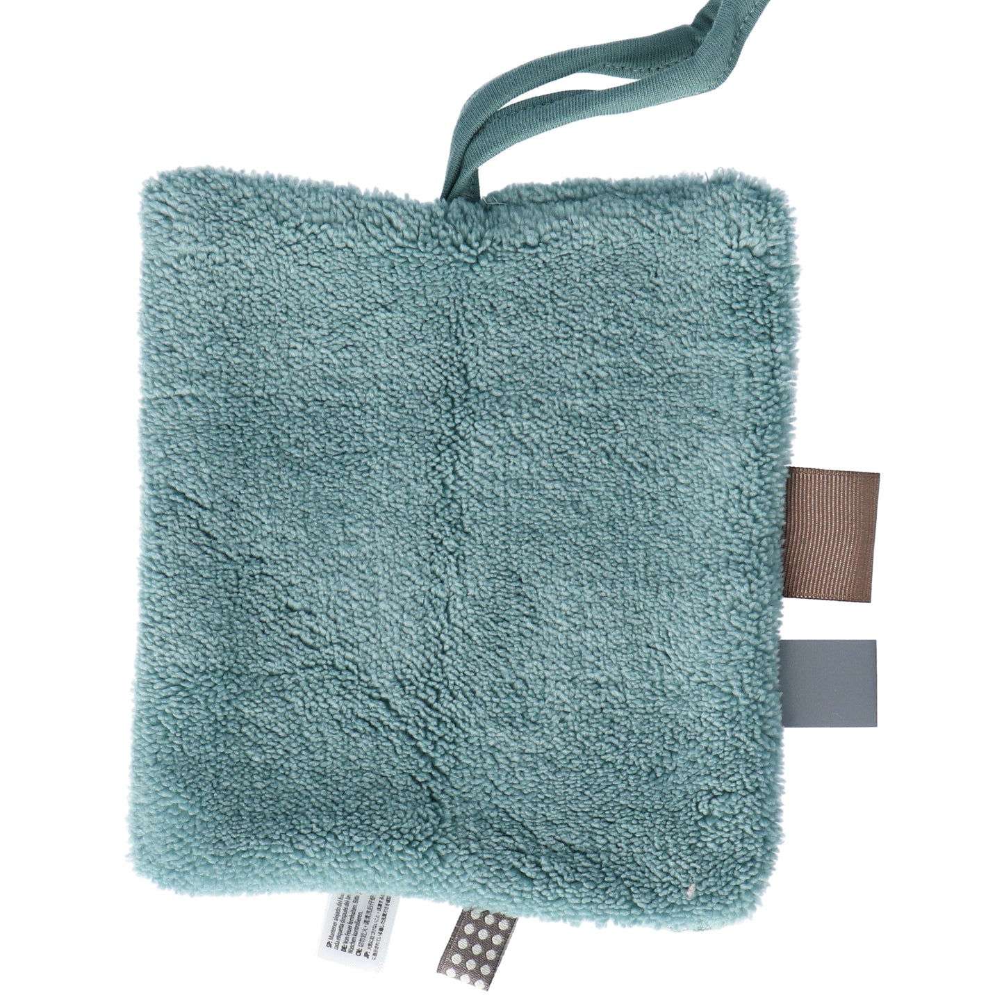 Knuffeldoekje Baby 15x15 cm Organic Smokey Green Groen