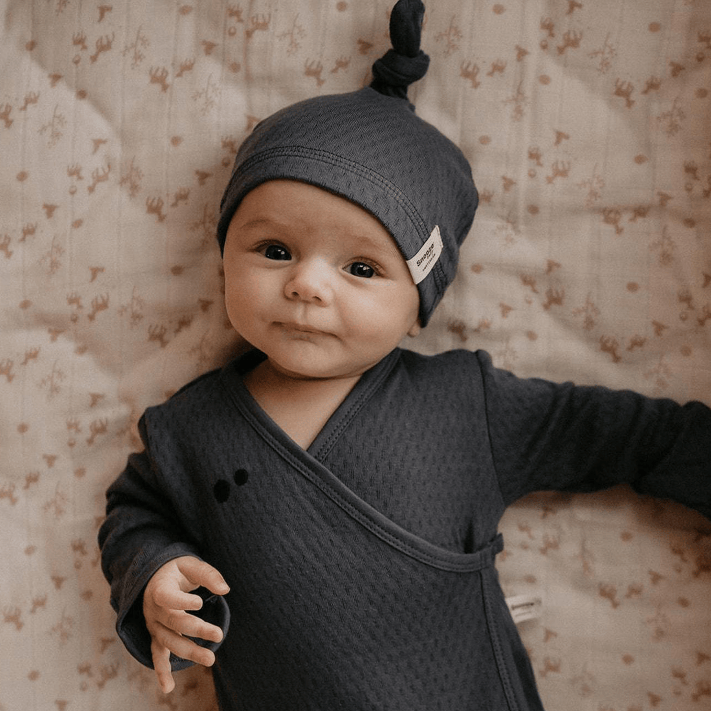 Babycocon met mutsje 0 - 3 maanden Blue Nights Blauw