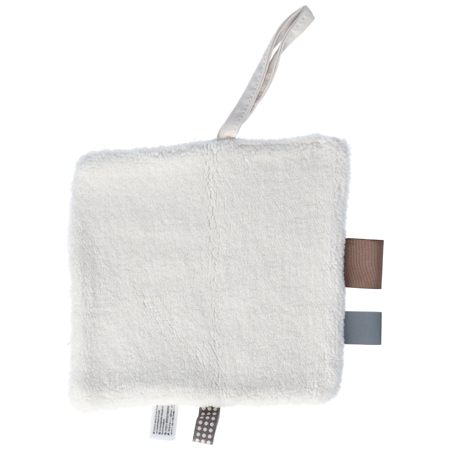 Knuffeldoekje Baby 15x15 cm Organic Stone Beige Cloths_Snoozebaby