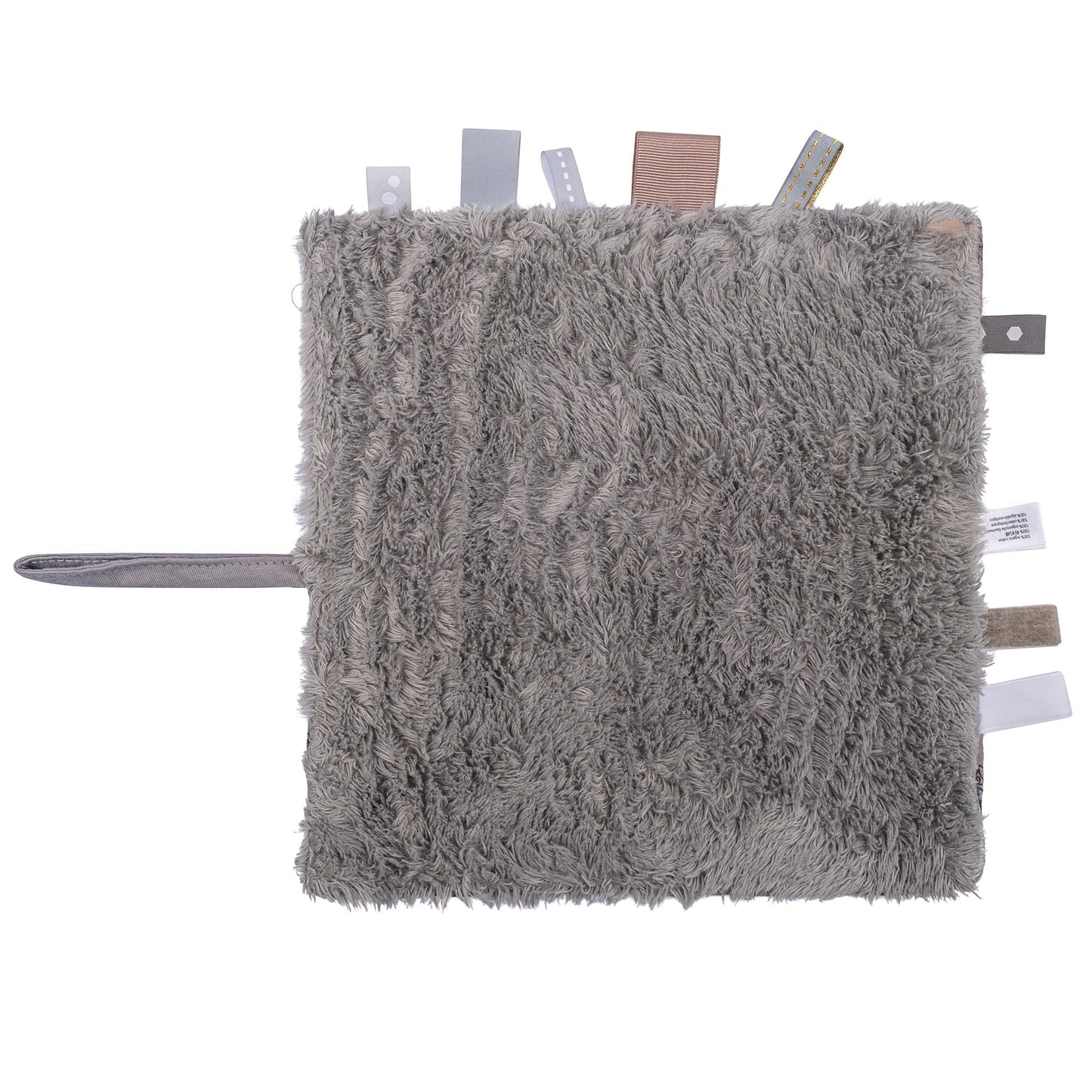 Knuffeldoekje Baby 25x25 cm Organic Cloudy Grey Grijs Cloths_Snoozebaby