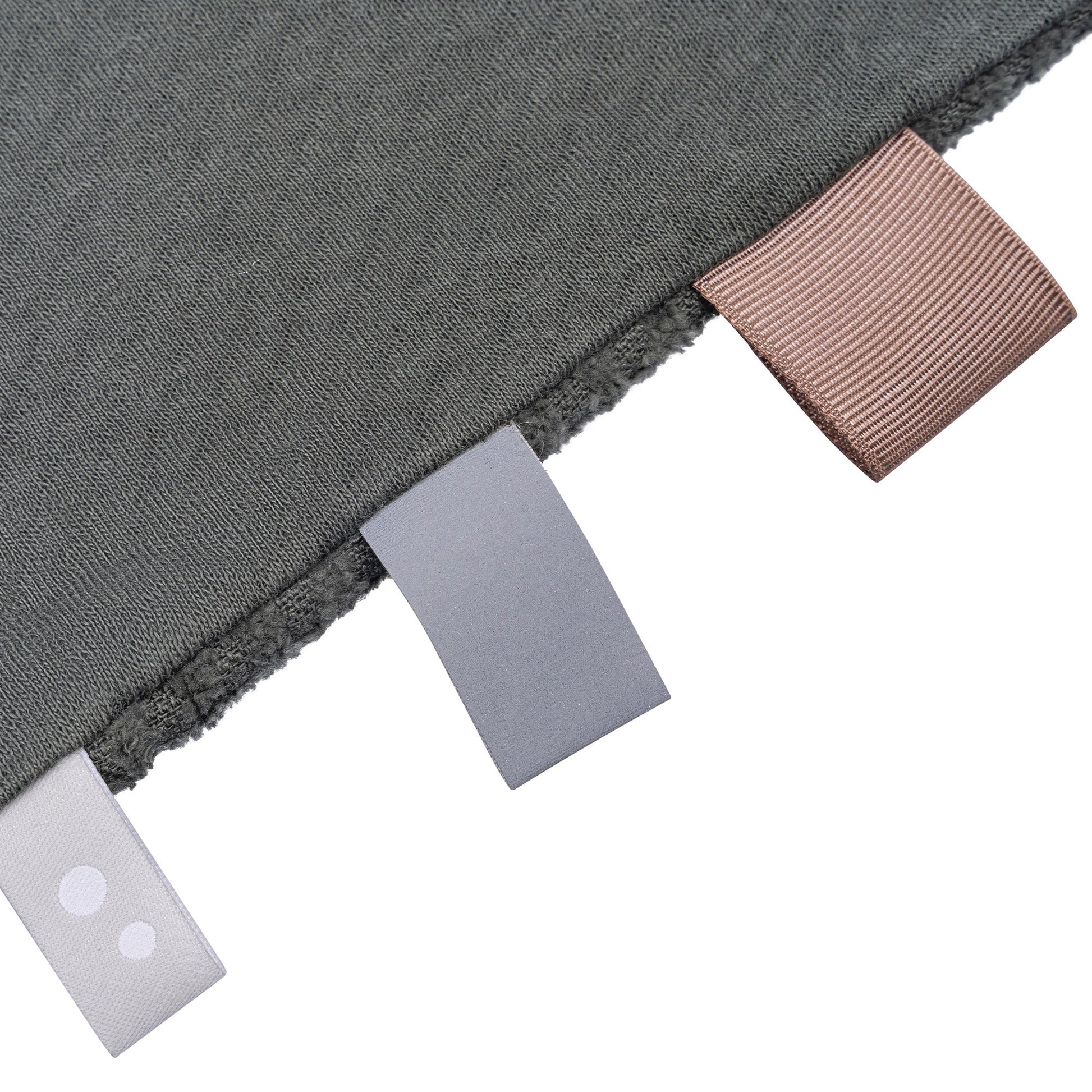 Knuffeldoekje Baby 25x25 cm Organic Dark Green Groen Cloths_Snoozebaby